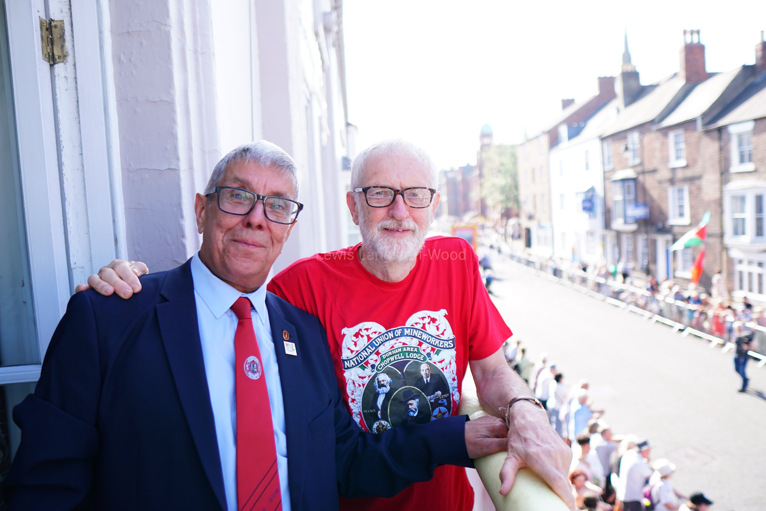 Alan Mardghum & Jeremy Corbyn, July 2025