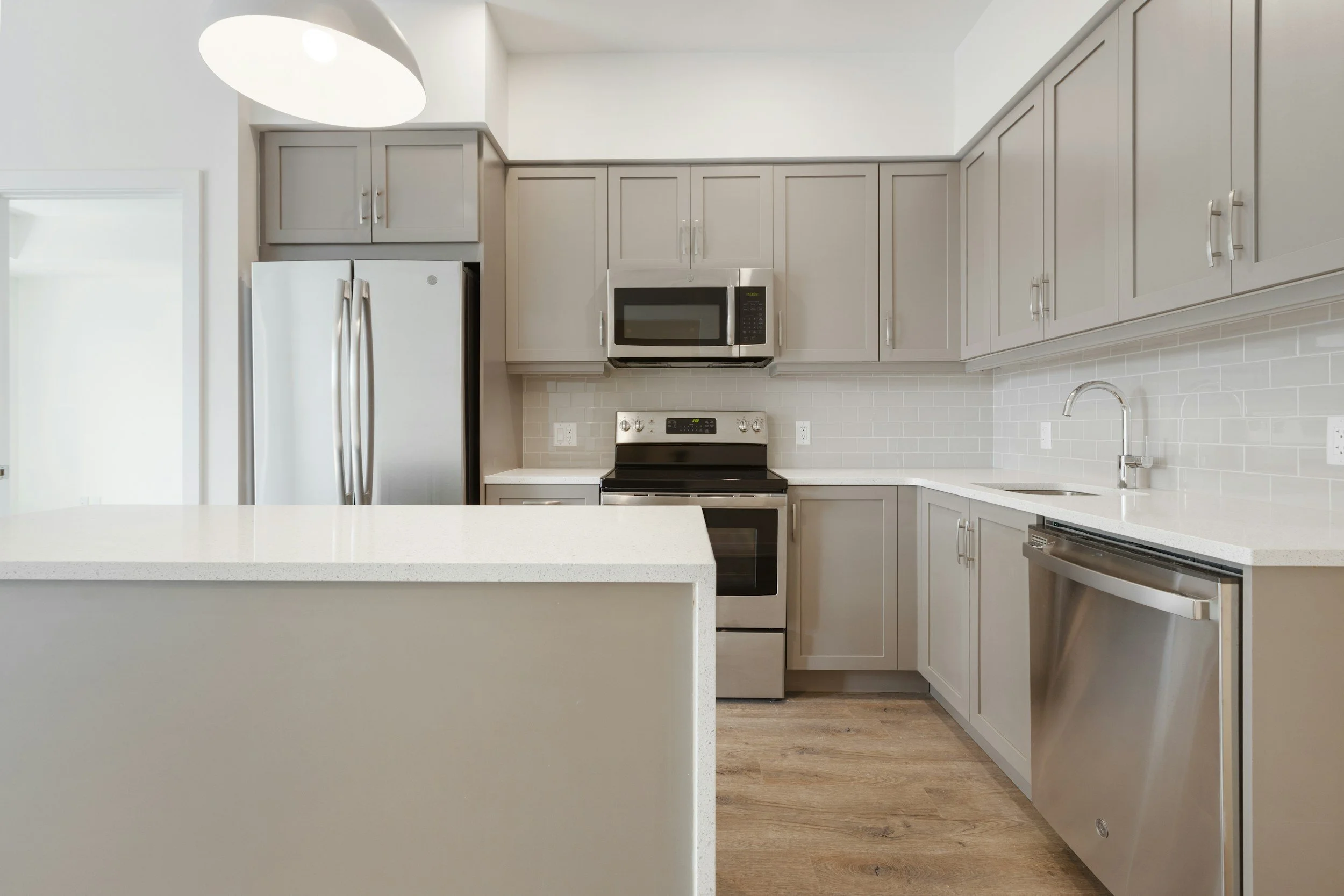 Clean kitchen for move-out cleaning service in Grand Chute, WI