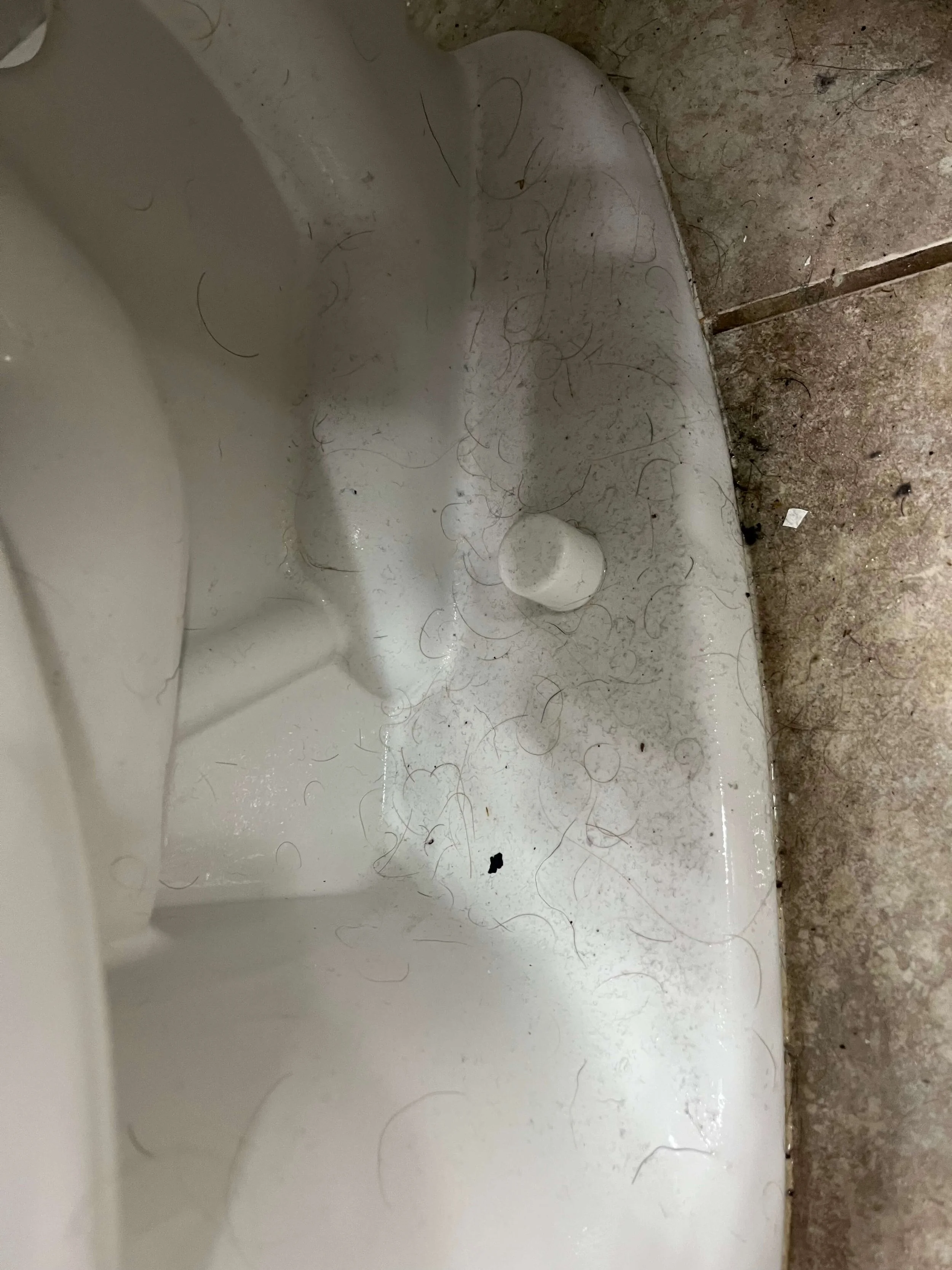 Dirty toilet before bathroom deep cleaning service in Northeast Wisconsin