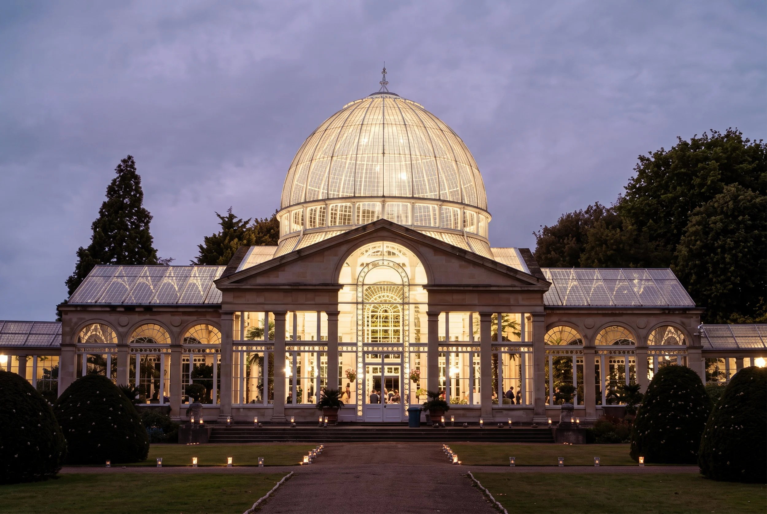 Luxury wedding venue conservatory