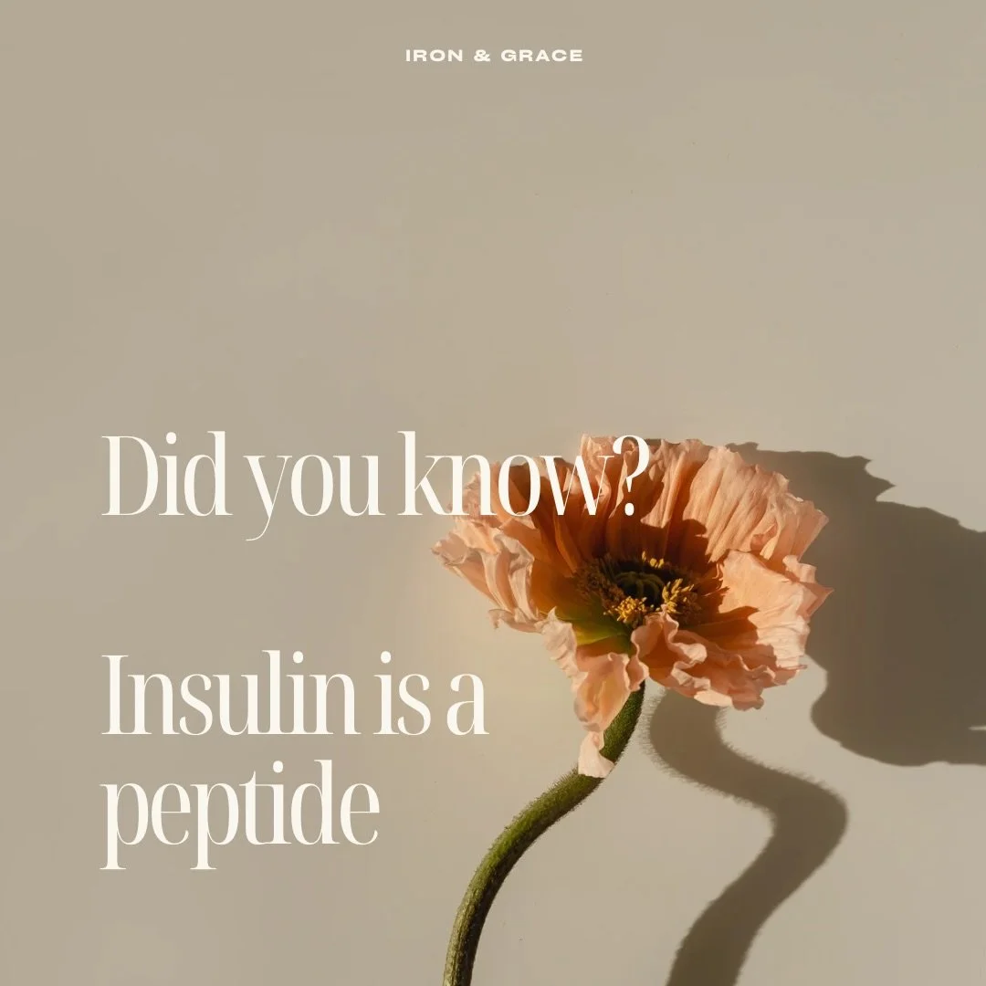 Insulin is a peptide.

One of the most important peptides your body naturally makes.

It&rsquo;s responsible for helping move nutrients, especially glucose, into your cells to be used for energy or stored for later. Without it, your body can&rsquo;t 