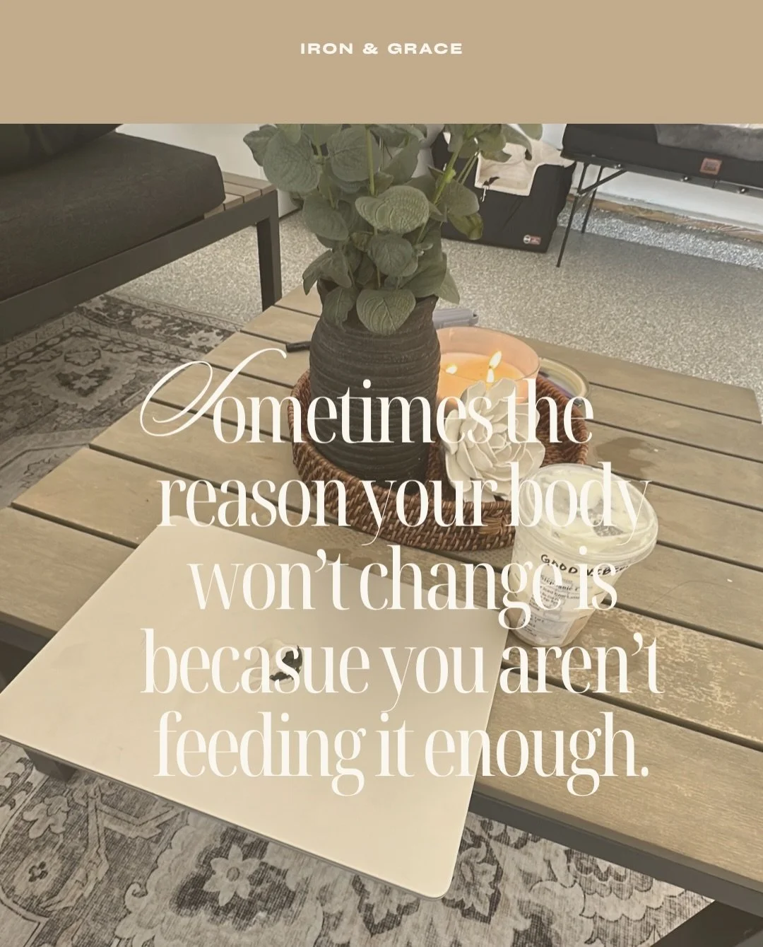 Eating less isn&rsquo;t always the answer , sometimes it&rsquo;s the reason you feel stuck.

So many women are trying to build muscle, lose fat, improve their metabolism, balance hormones, and feel better&hellip; while barely giving their body enough