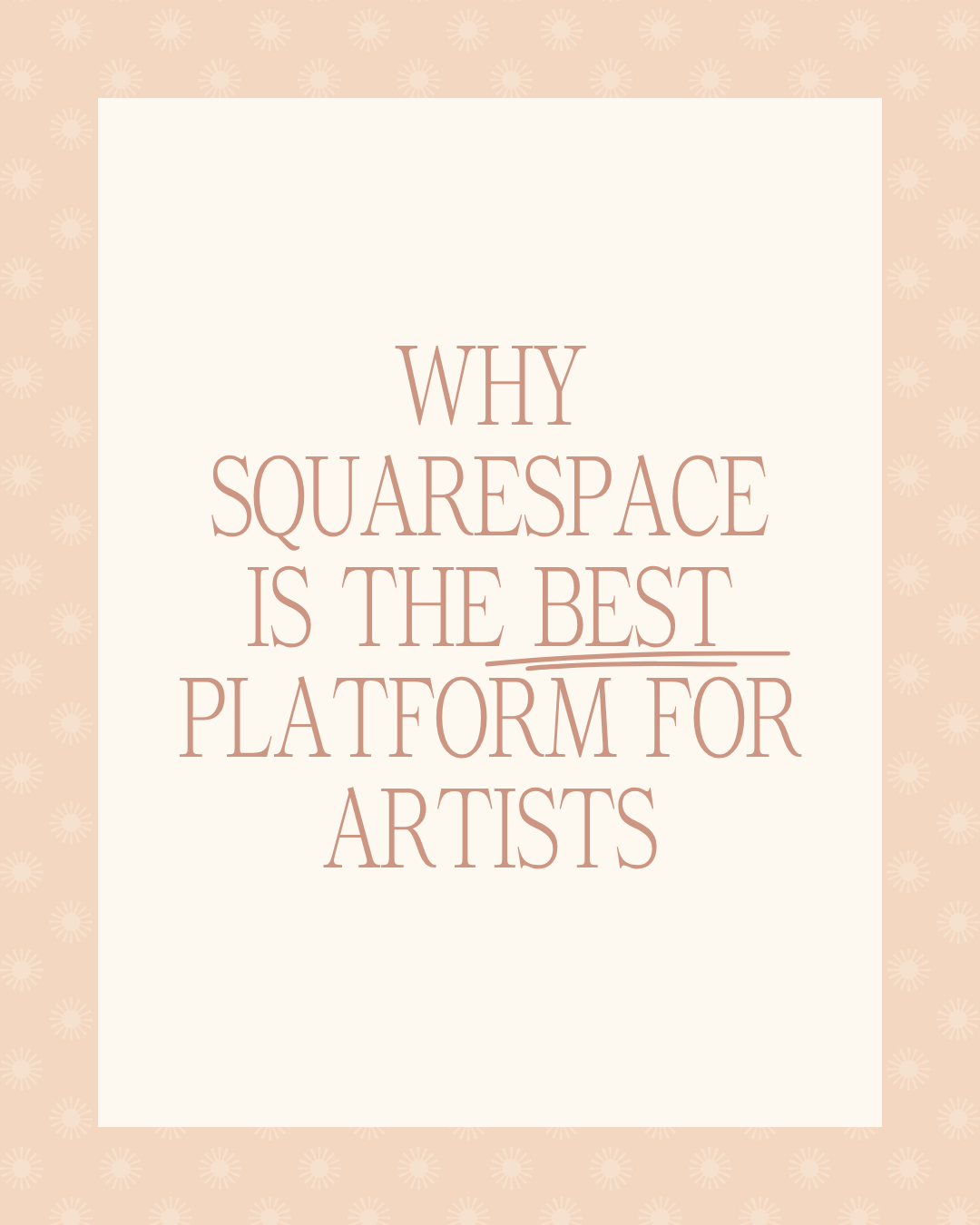 Squarespace Artist Websites: Why It’s The Best Platform for Creative Businesses