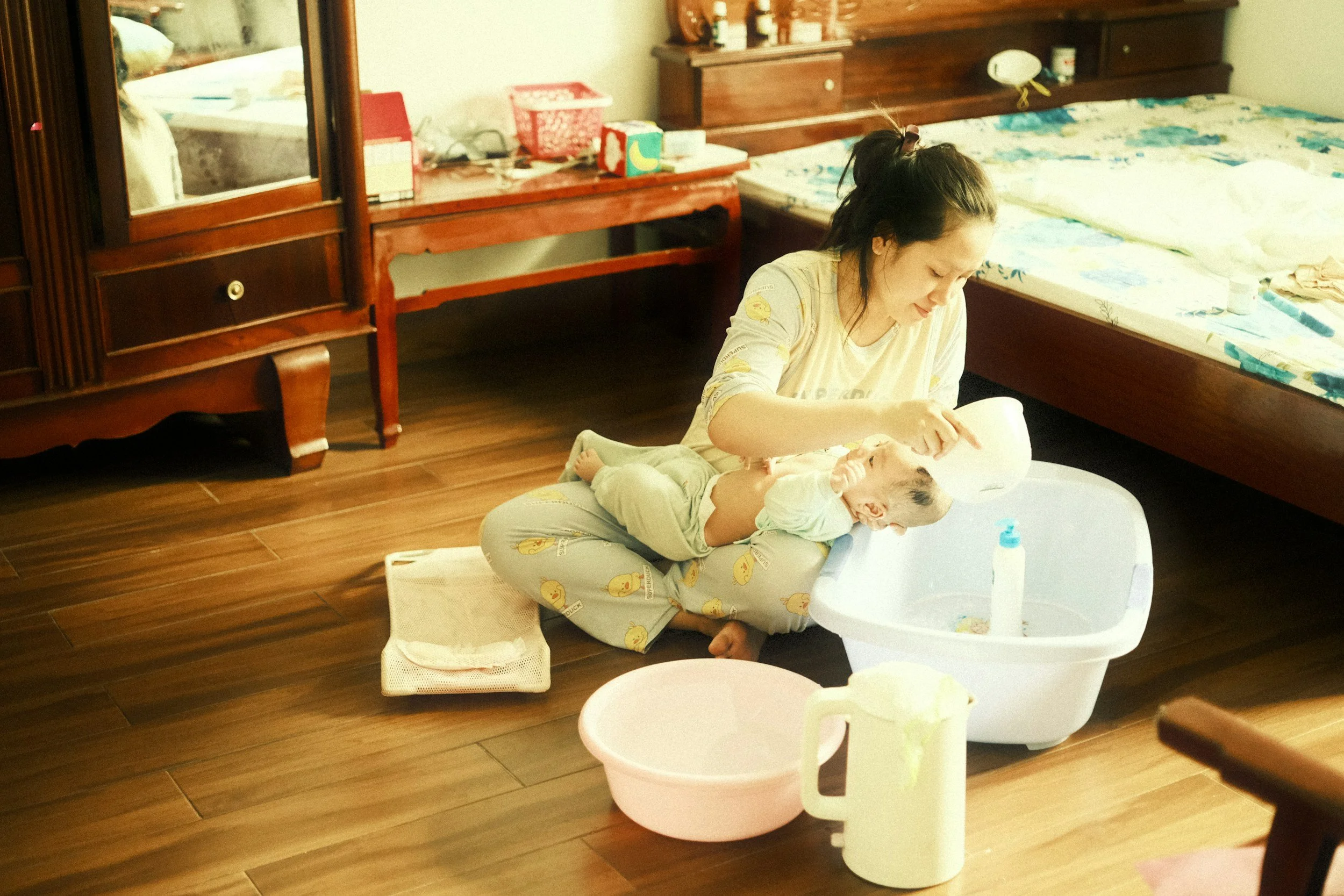 there is beauty in the mundane of motherhood.