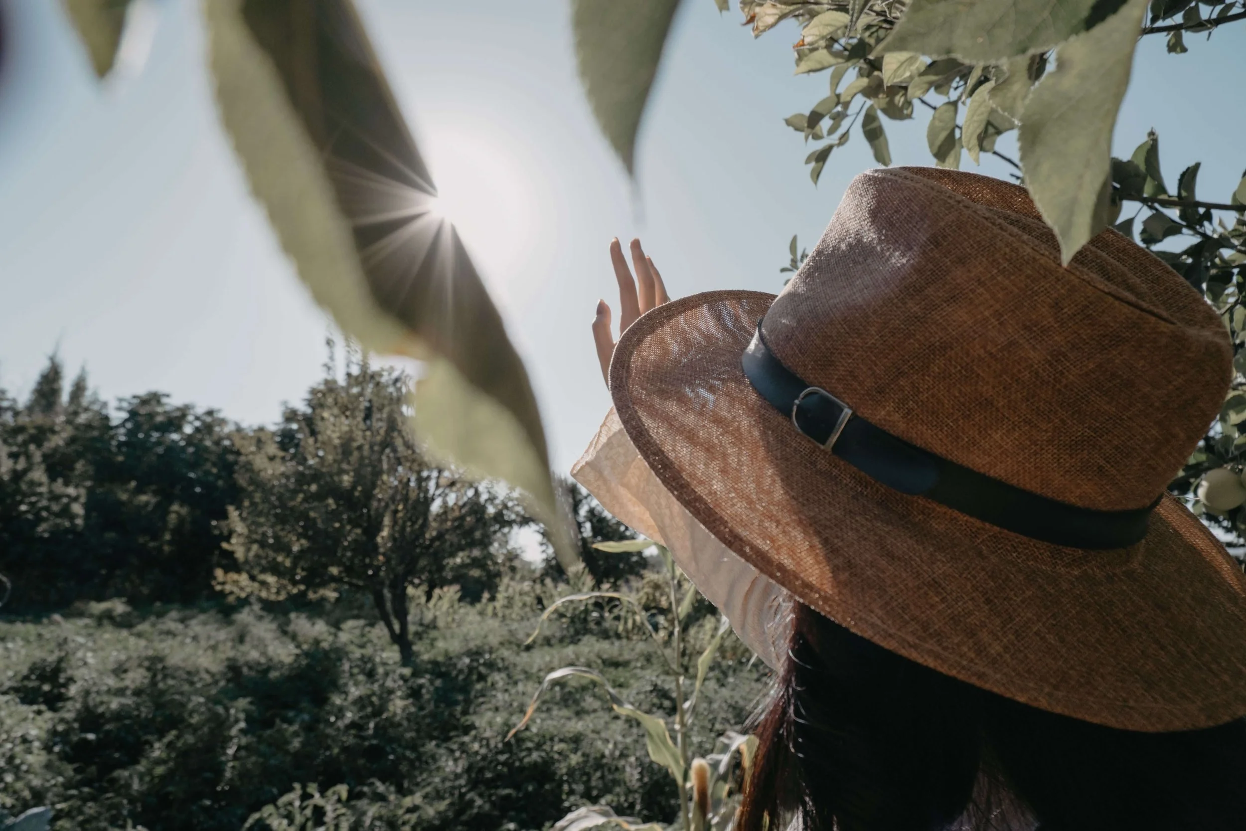 A woman in a straw hat reaches toward the sunlight. Curious whether Christian counseling can honor both your faith and your need for emotional healing? An online Christian therapist in Mill Creek, WA, can walk that journey with you.