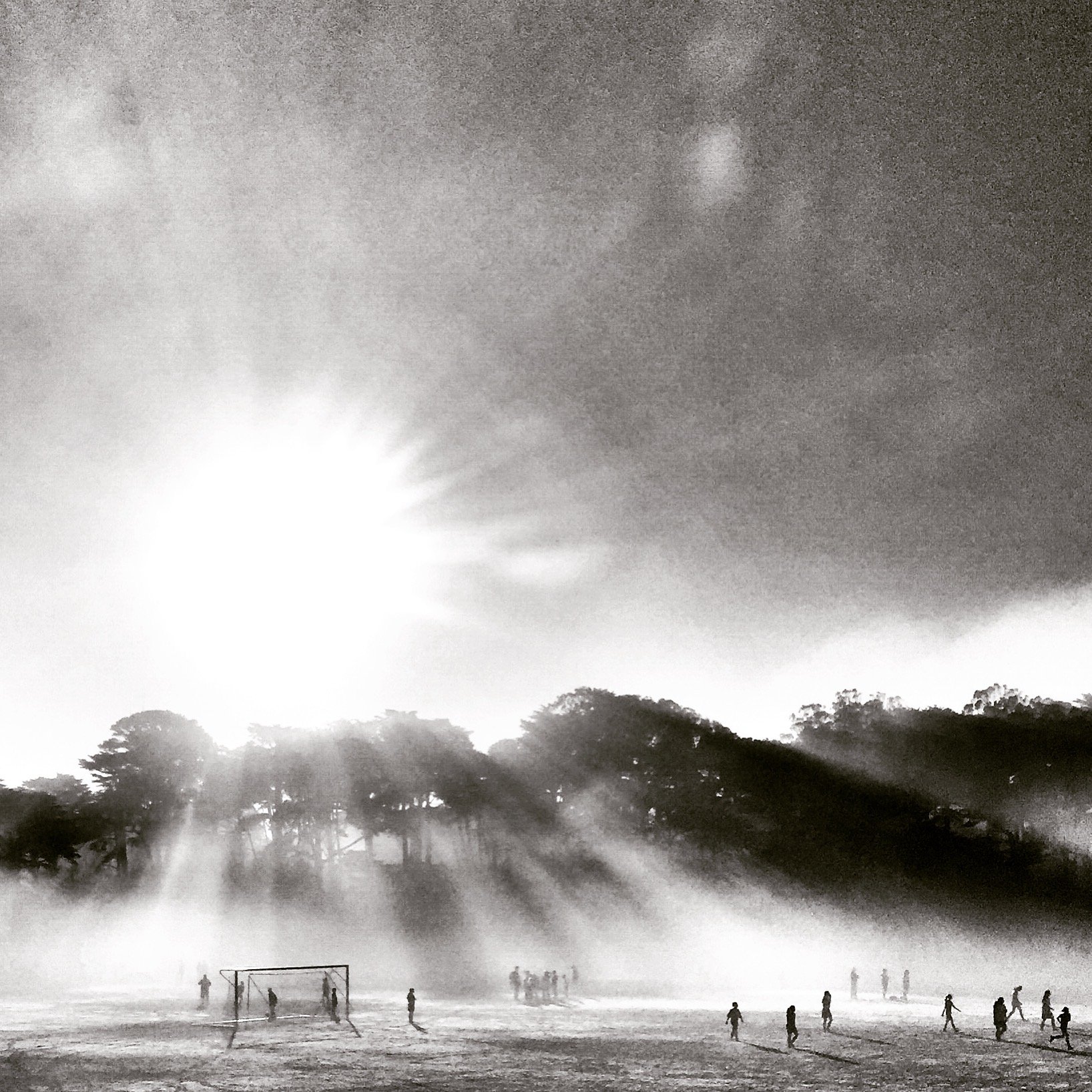 Morning Fog Burning Off
