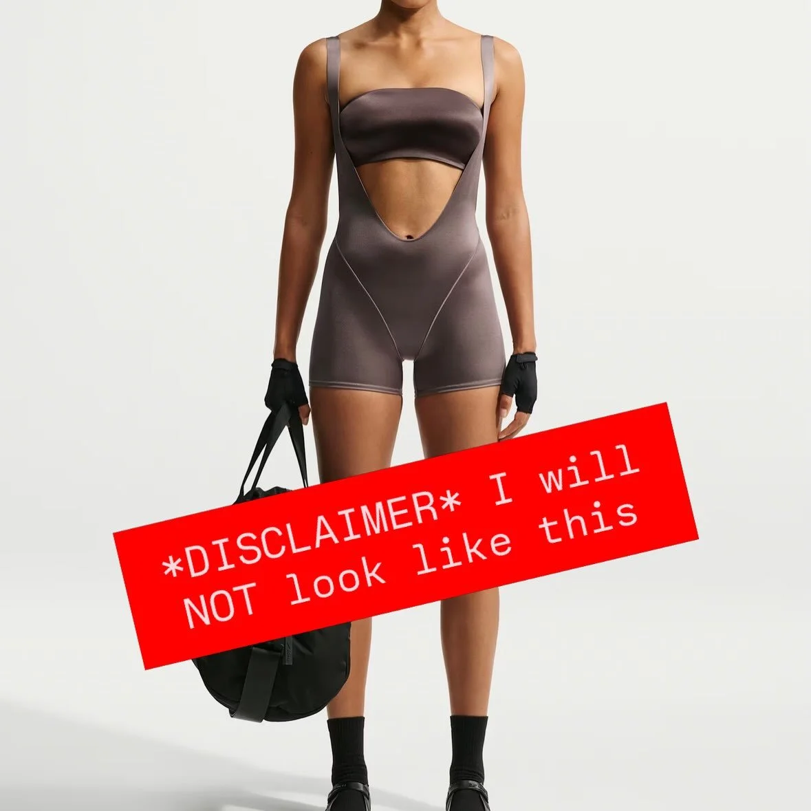 GOFUNDME (LINK IN BIO): As someone that has worked in the fitness industry for 20 years and been a gym member for over 30 I cannot FATHOM a less practical and flattering item of clothing. Now I want it. 

BAD. 

Once I have it I will then post the ph