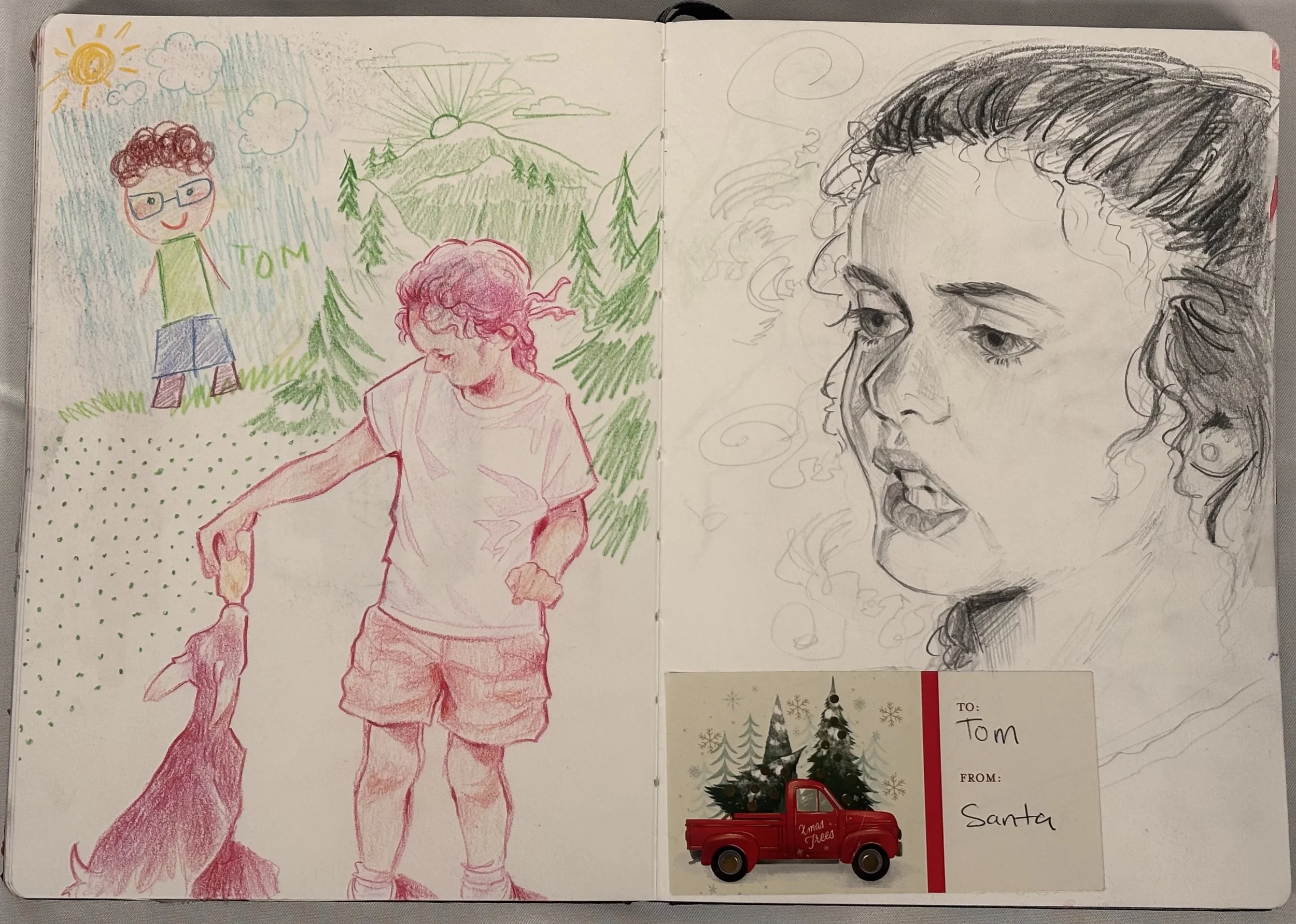 Sketchbook Sample 2 - Colored Pencil 