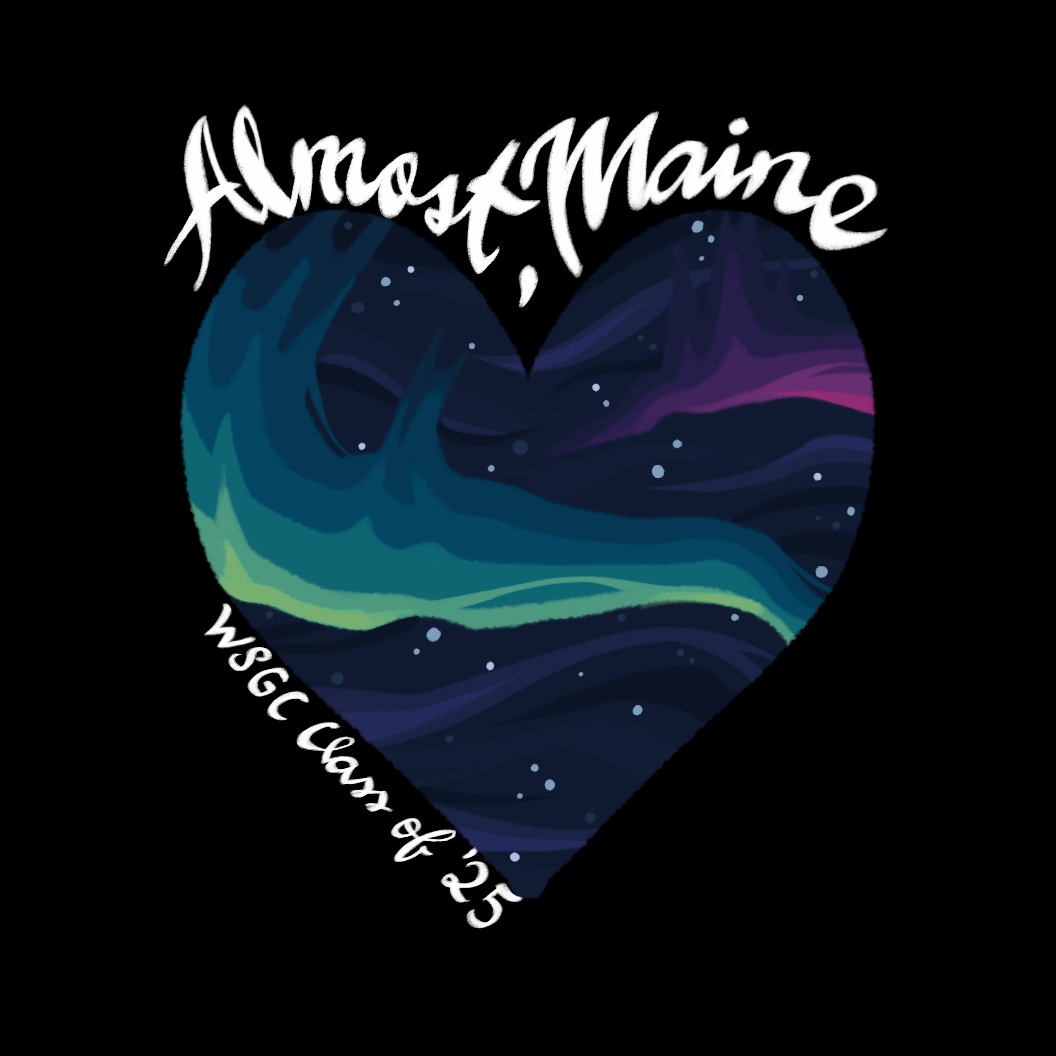 "Almost, Maine" Promotional Logo WSGC - Digital