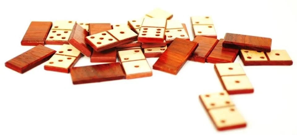 Exquisite Wooden Domino Set
