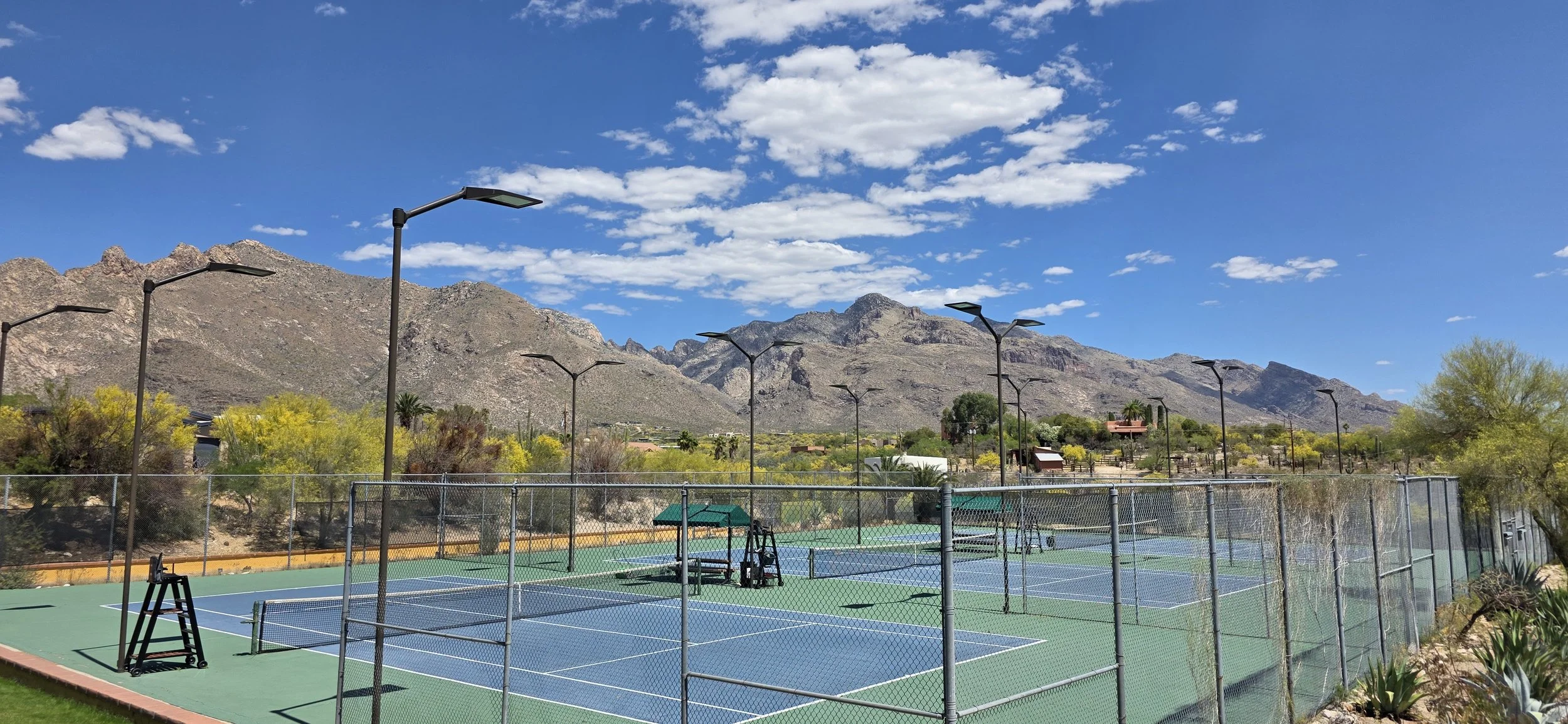 A view of the mountains in Tucson
