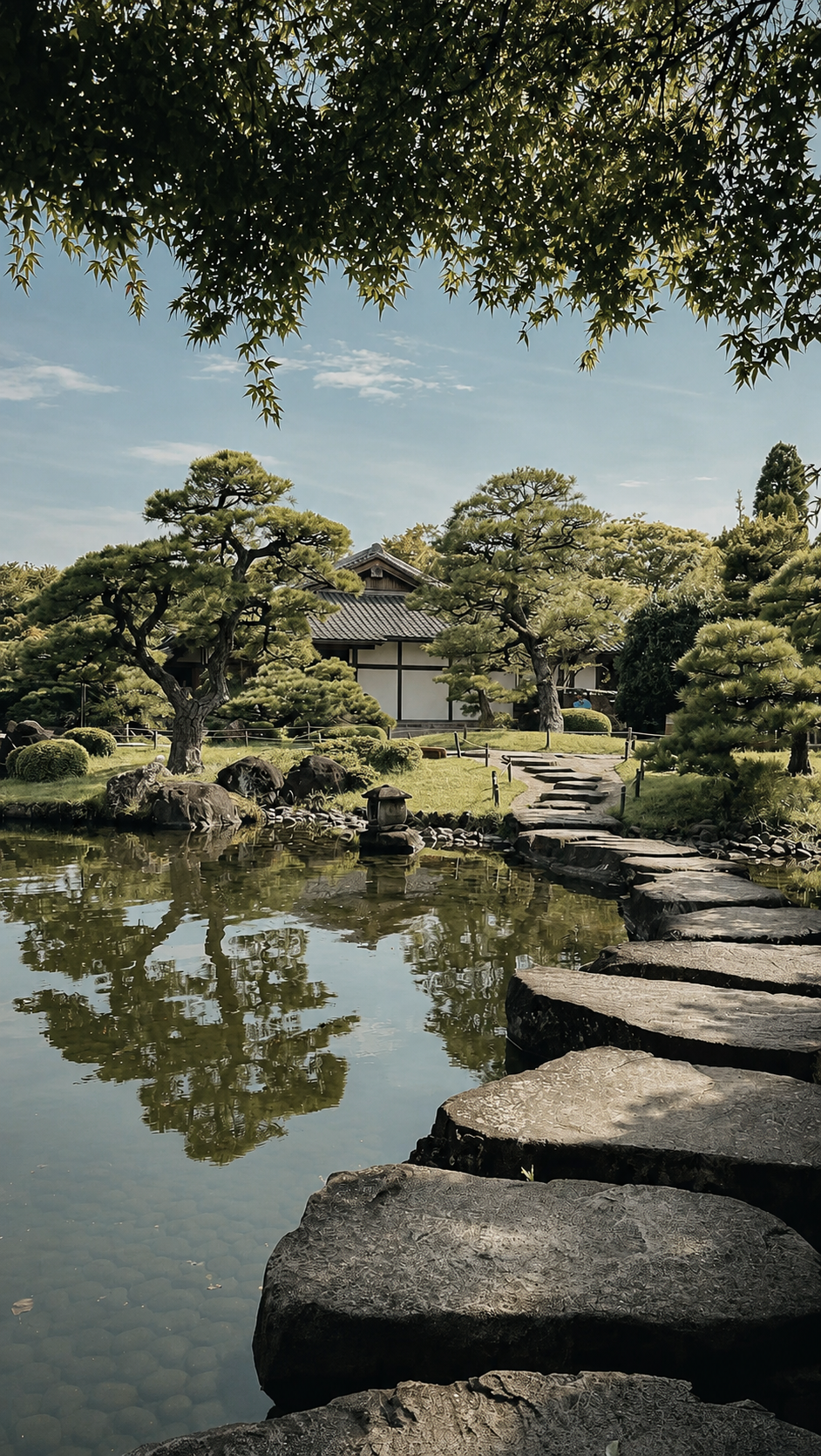 Paisajismo Zen: la simetría perfecta de los jardines tradicionales de Kanazawa, Japón.