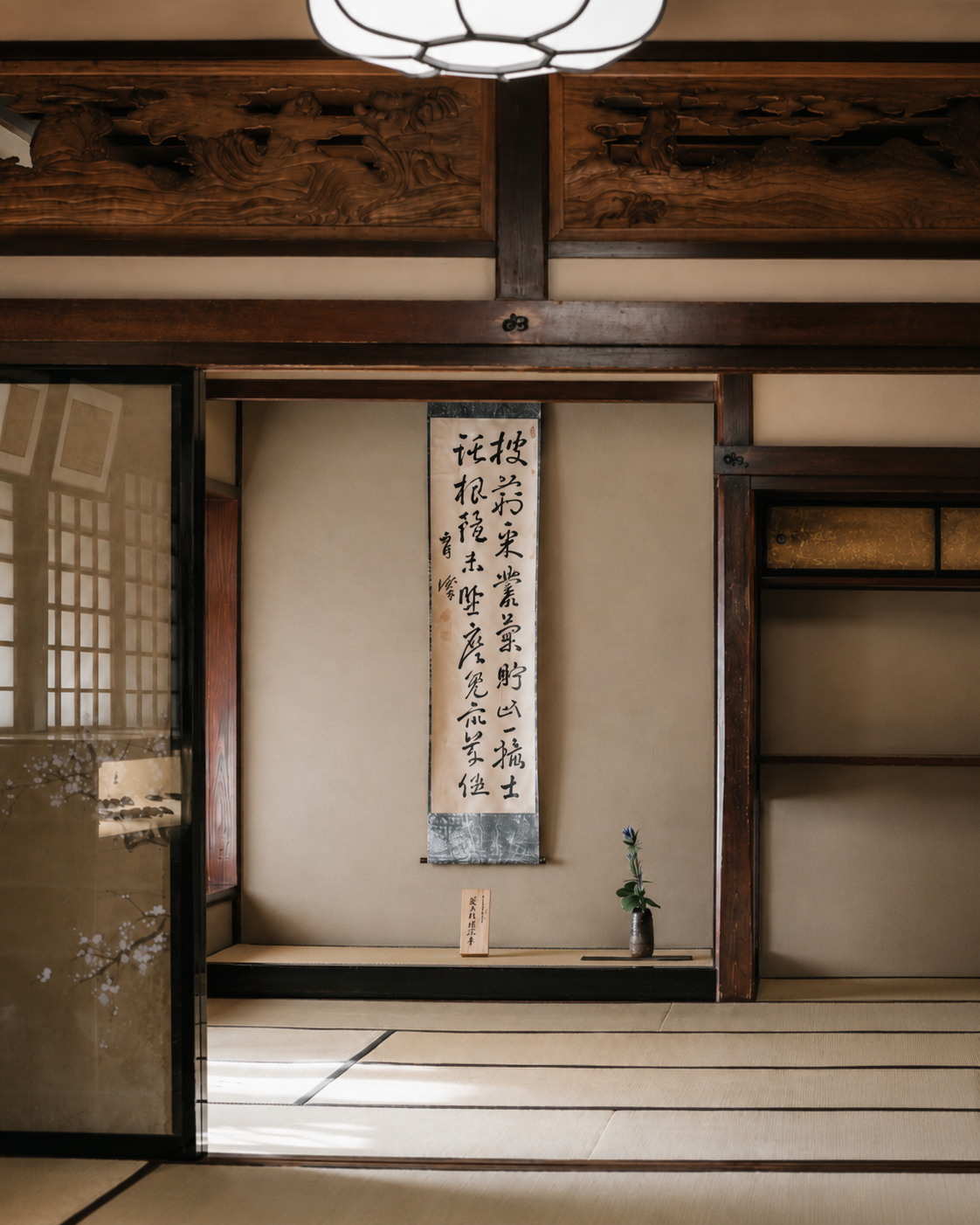 Interiorismo Zen: la belleza minimalista de una casa de té tradicional en Kanazawa.
