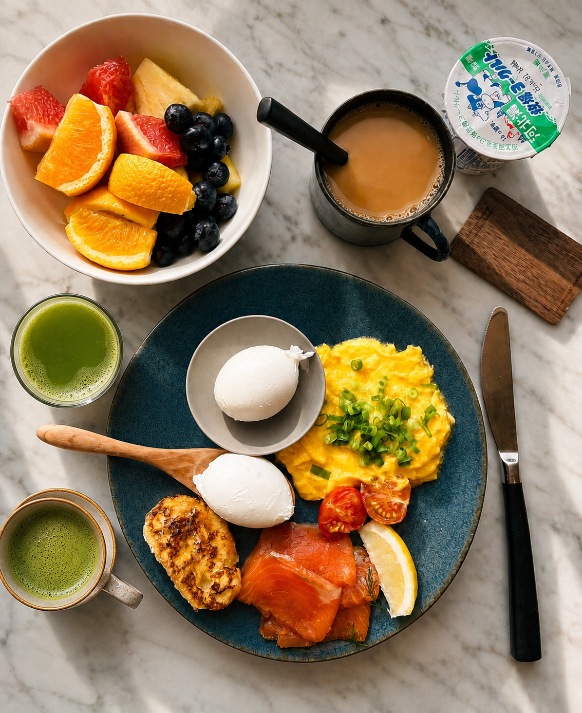 Desayuno saludable y gastronomía local en el hotel Hyatt Centric Kanazawa.