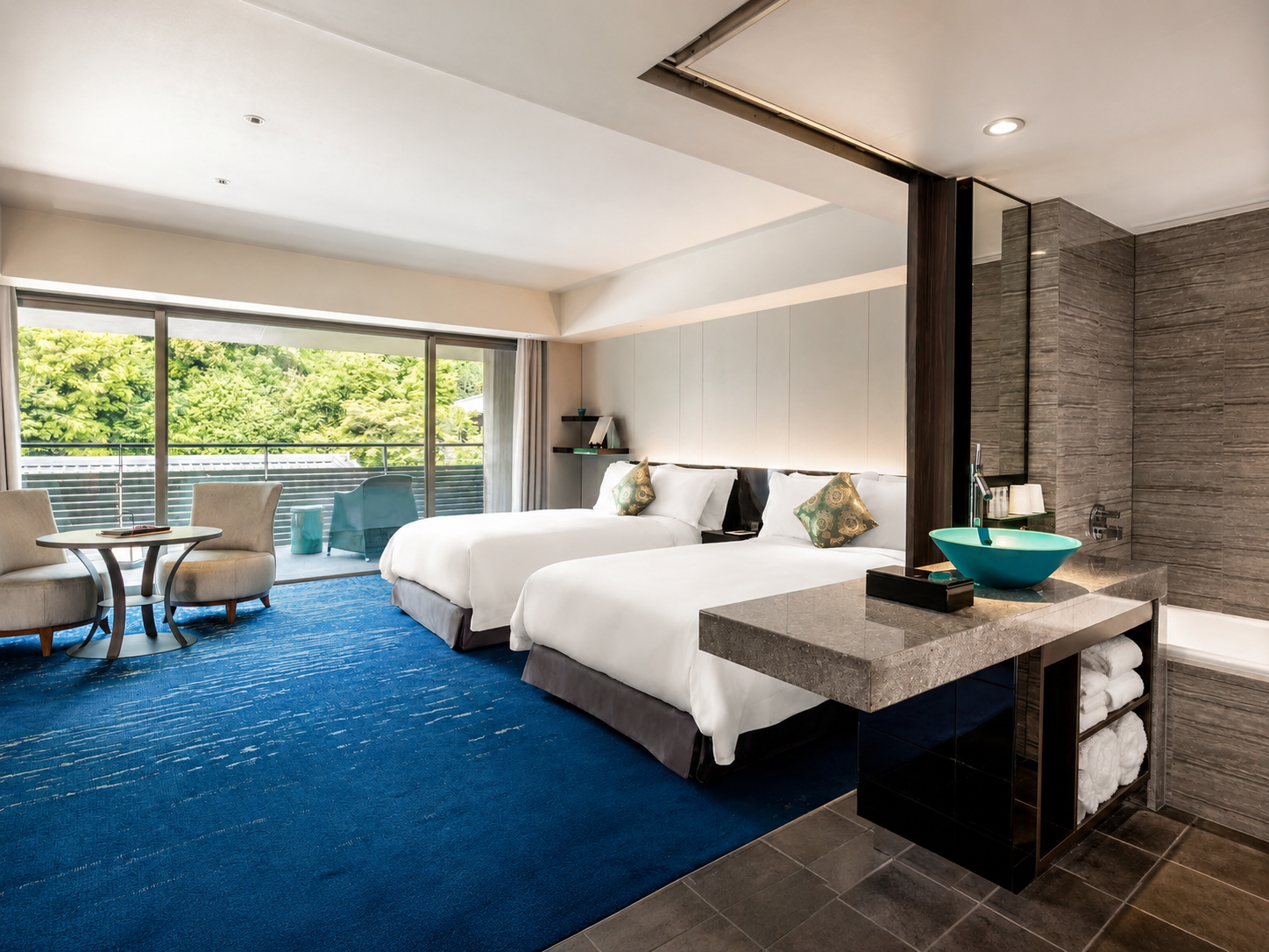 Habitaciones de Especialidad: Simetría y Descanso Compartido