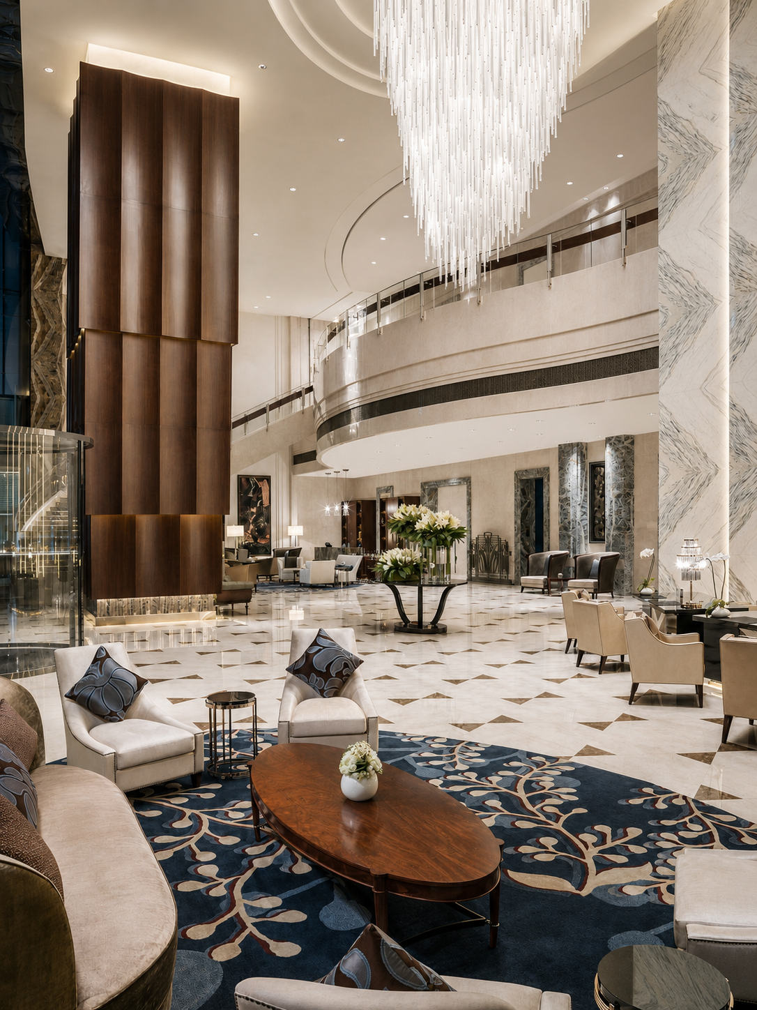 El lobby del St. Regis Chengdu: elegancia contemporánea en el corazón de la ciudad