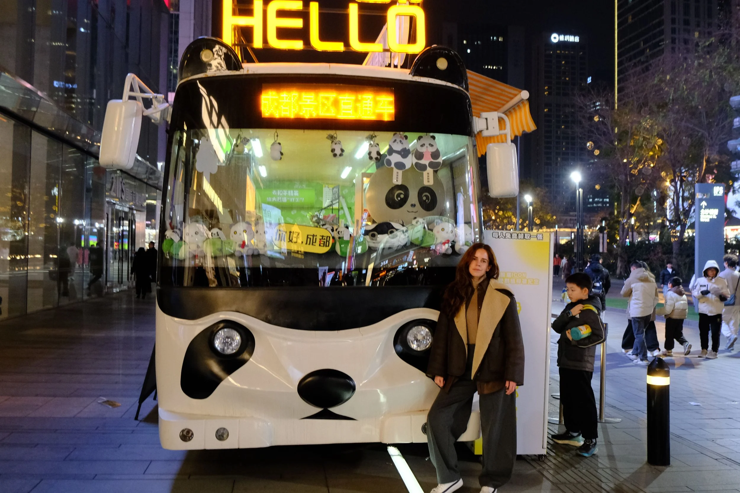 Un food truck de panda que roba todas las miradas en Chengdu