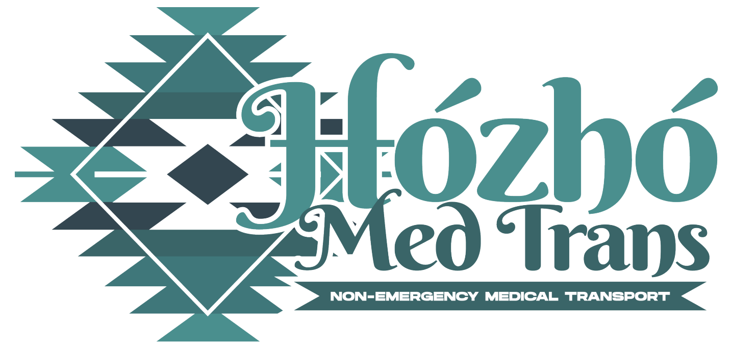 Logo for Jüzo Méo Traps, a non-emergency medical transport service, featuring stylized geometric shapes and the company name in bold lettering.