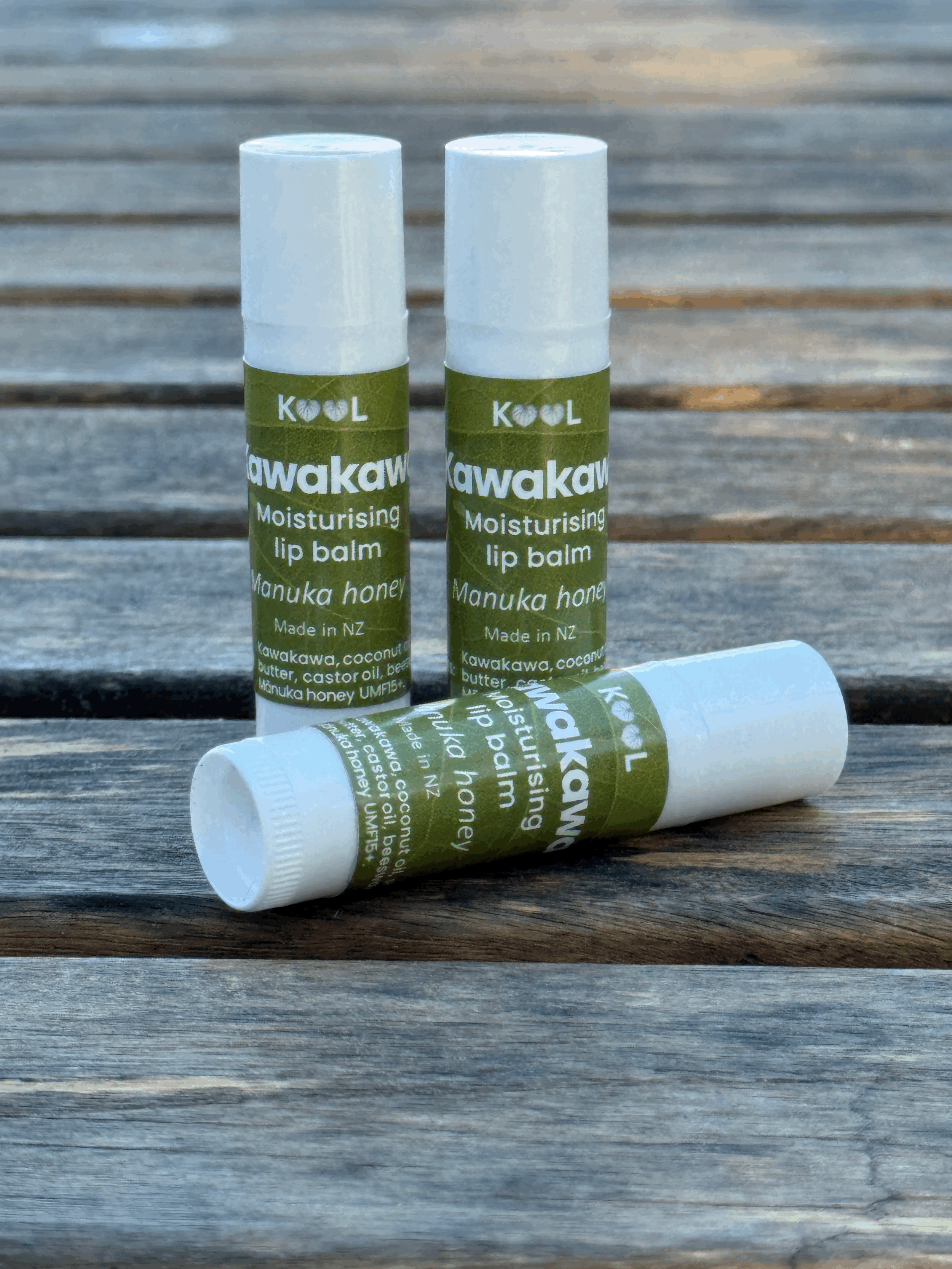 Kawakawa Infused Lip Balms