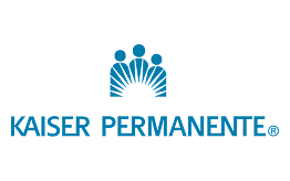 Kaiser Permanente logo with stylized blue group of people above the text