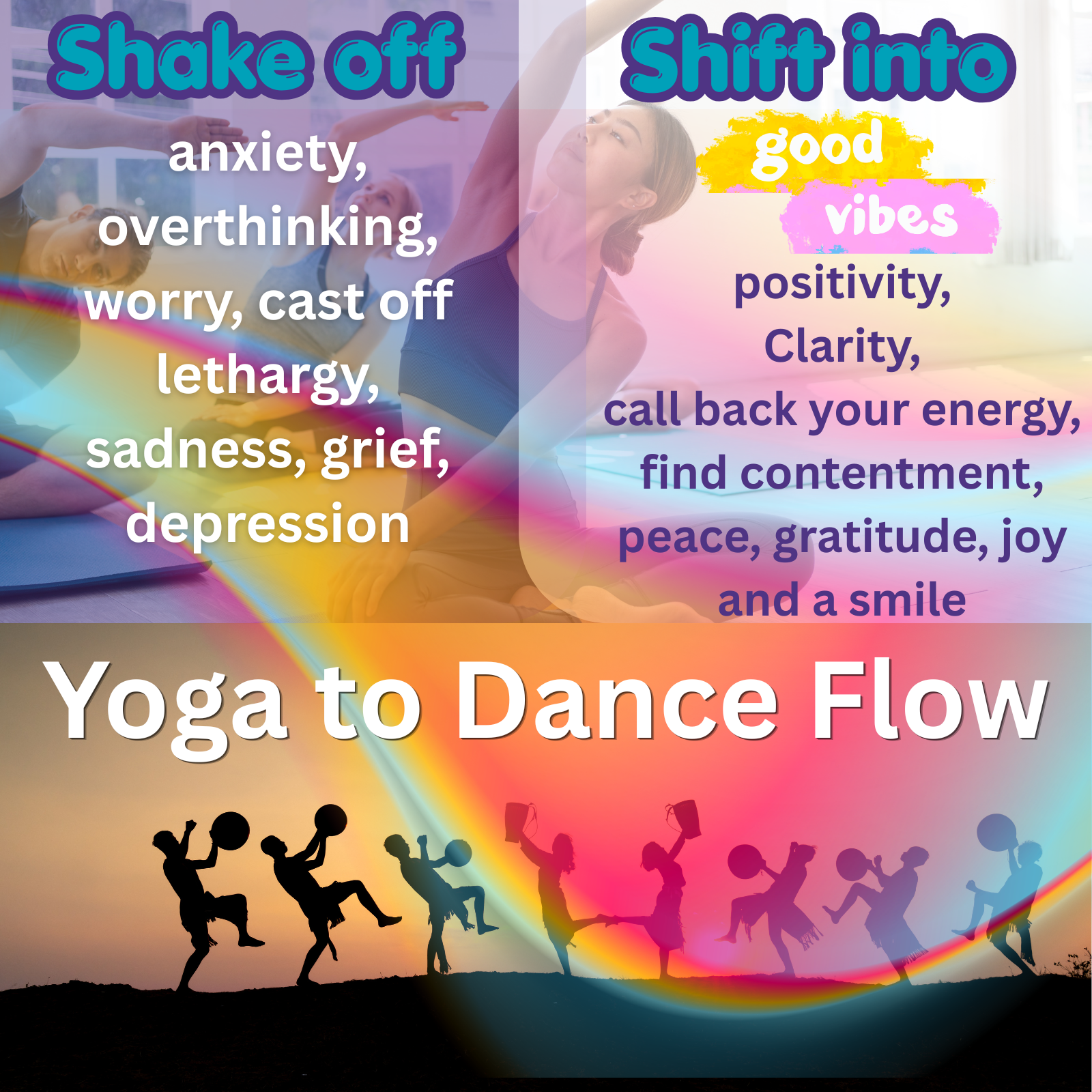 words that say shift negative to positive, shake off anxiety, overthinking, worry, call back your energy, cast off lethargy, sadness, grief, depression find contentment, peace, gratitude, joy and .png