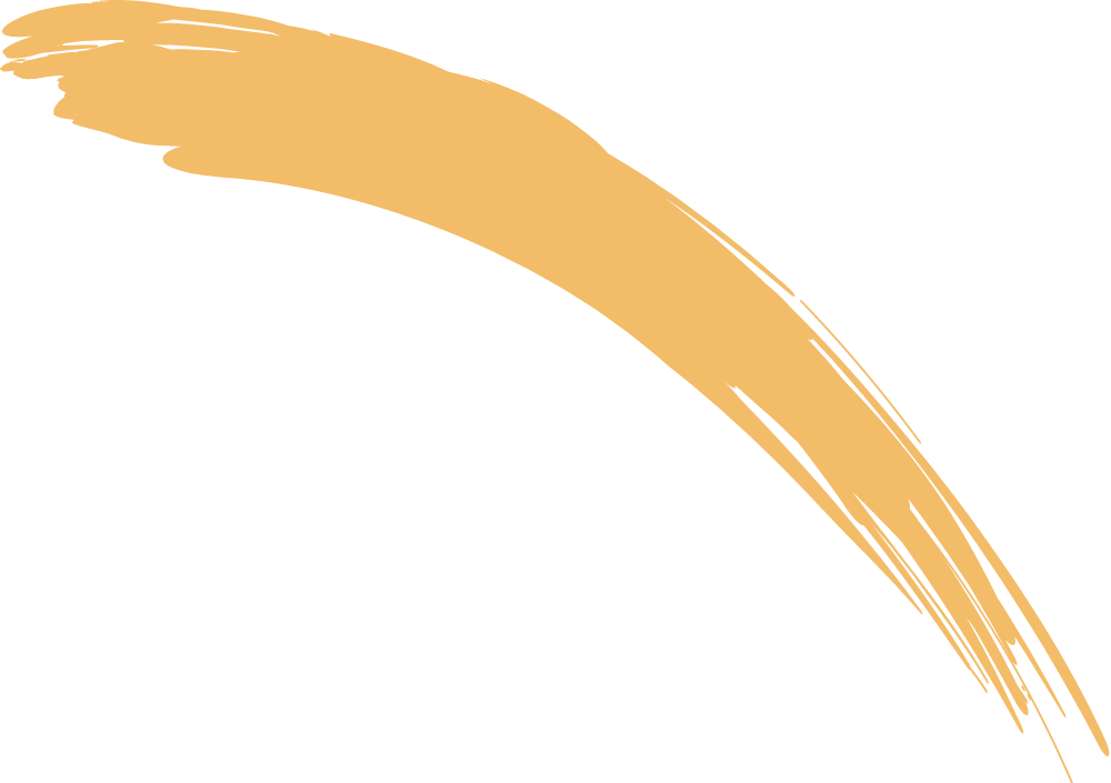 A large, sweeping beige brushstroke on a black background.