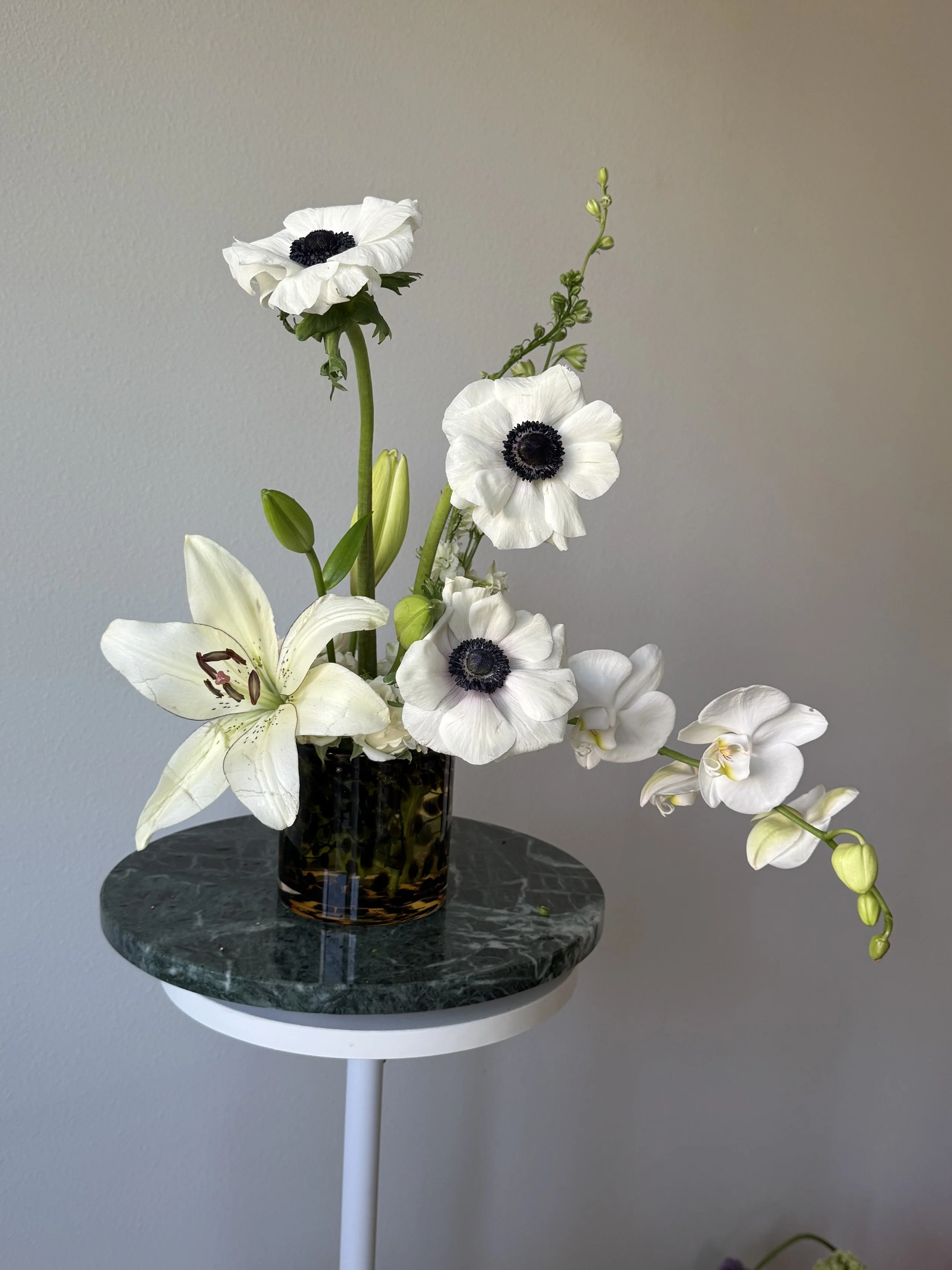 Small Sculptural Style Floral Arrangement