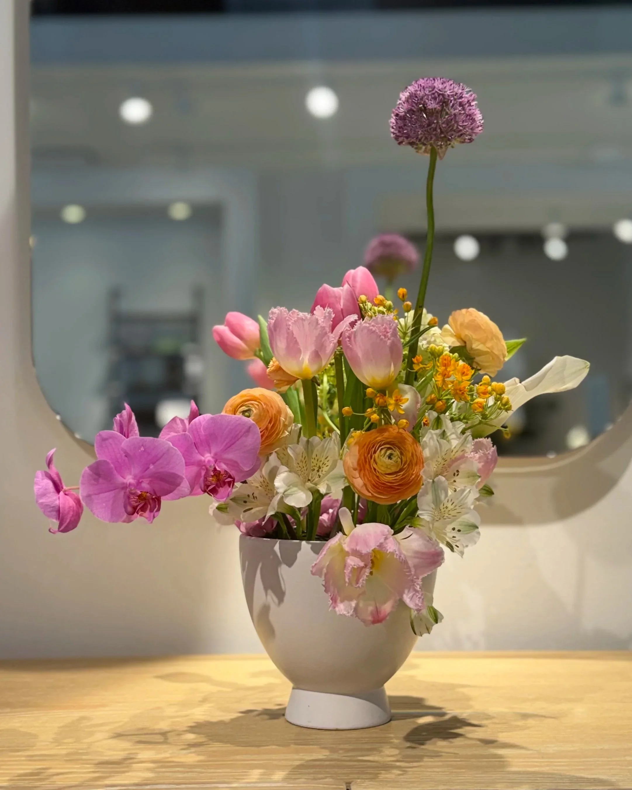 Large Sculptural Style Floral Arrangement