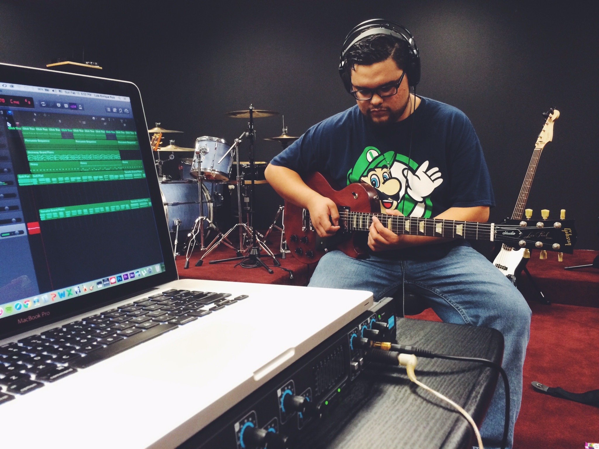 Recording Guitars for "Crea en Mi" Circa 2018/2019ish