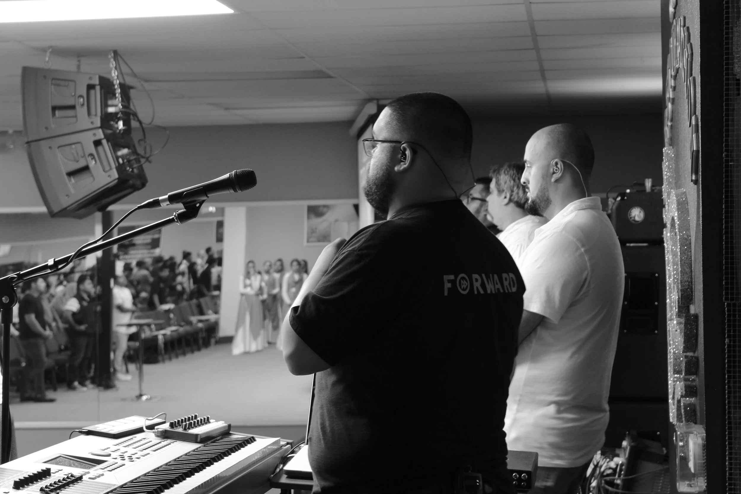 Heavier set LUCHO next to my mentor, Luis somewhere in Washington State