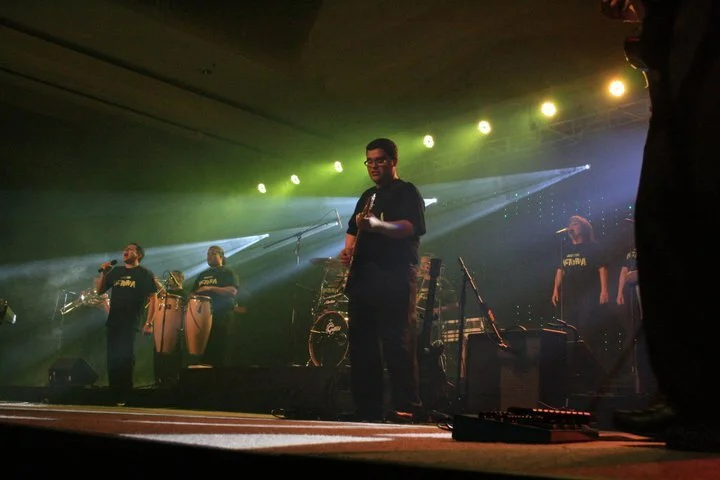 Young LUCHO Playing for a live recording at my old Church in SF
