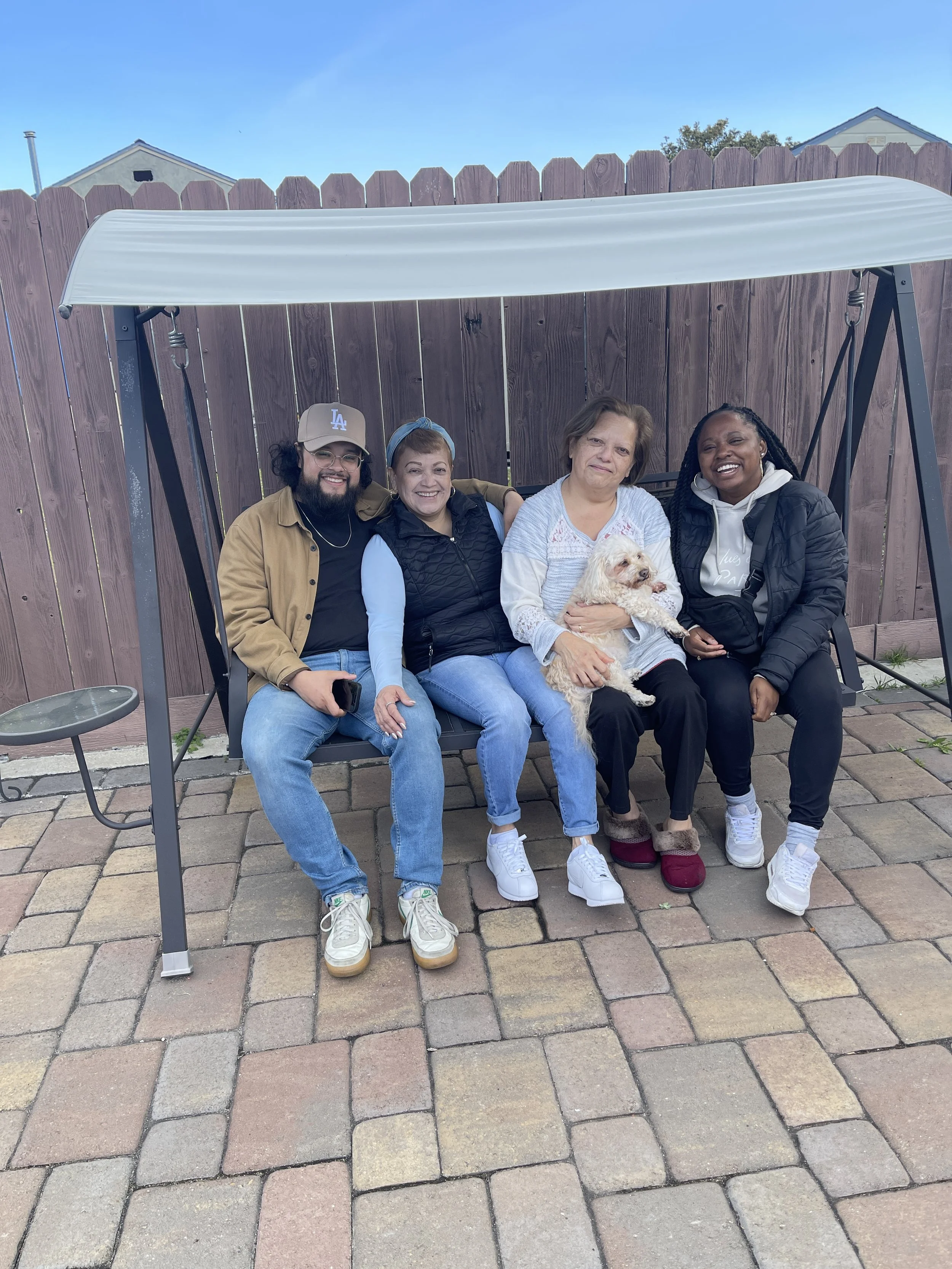 My Mom, my Mom (Tia Vicky), Bekah, and myself!