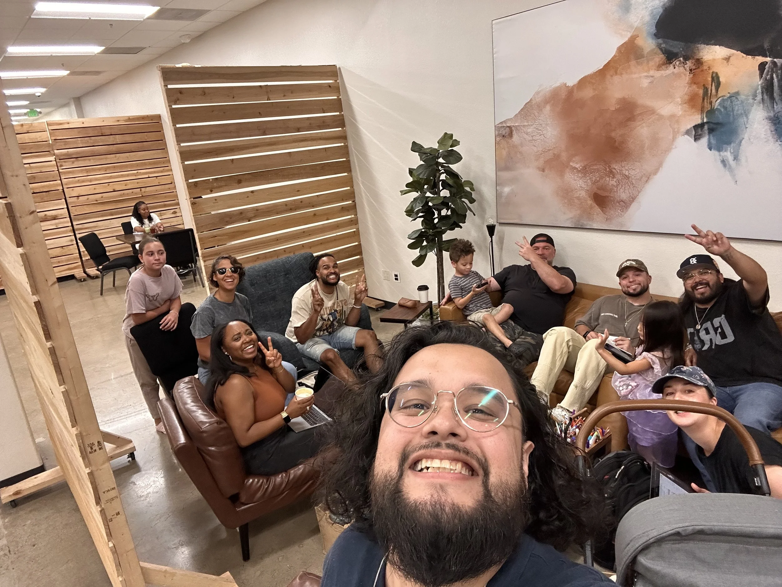 All the church staff from Infusion Church. Real Family here.