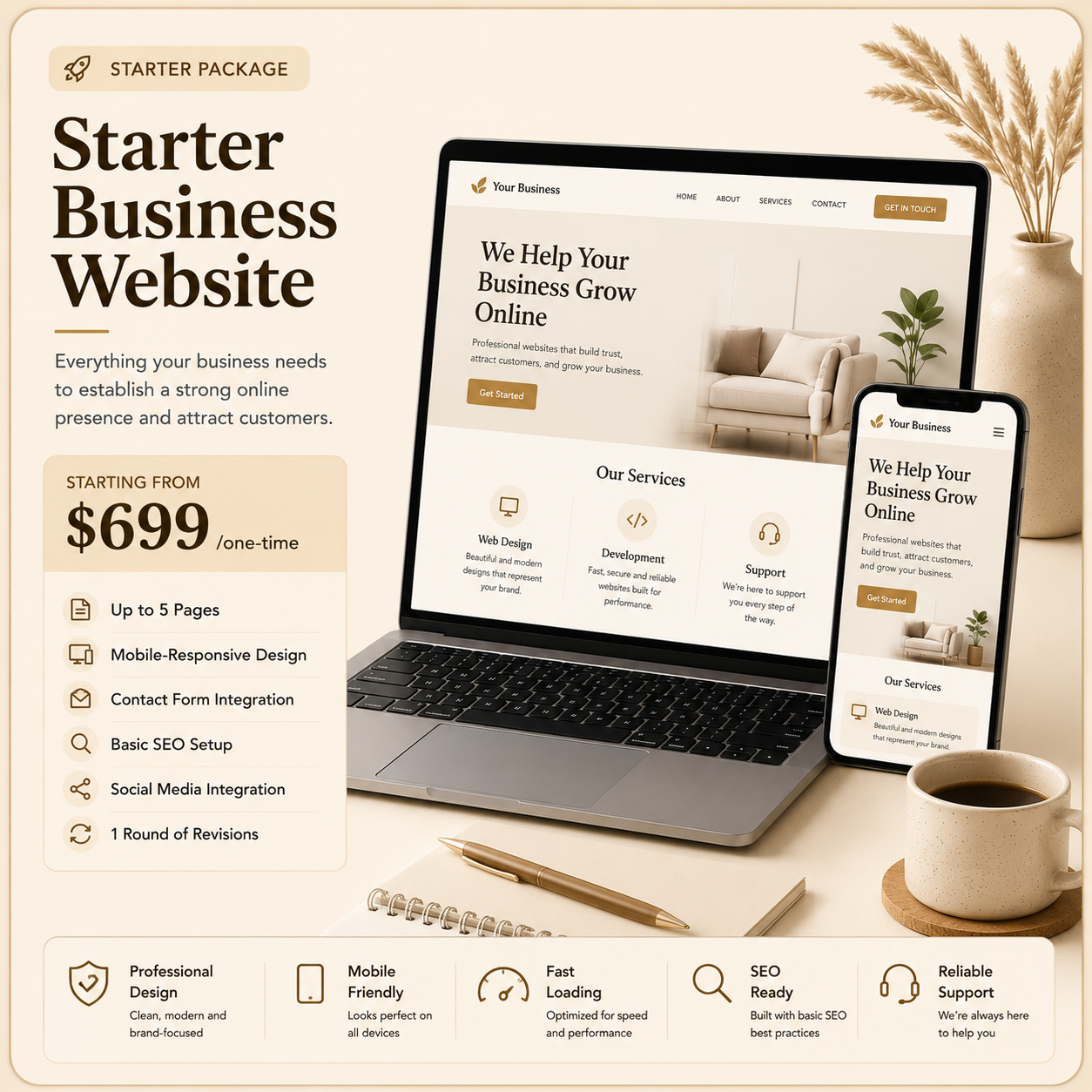 Starter Business Website