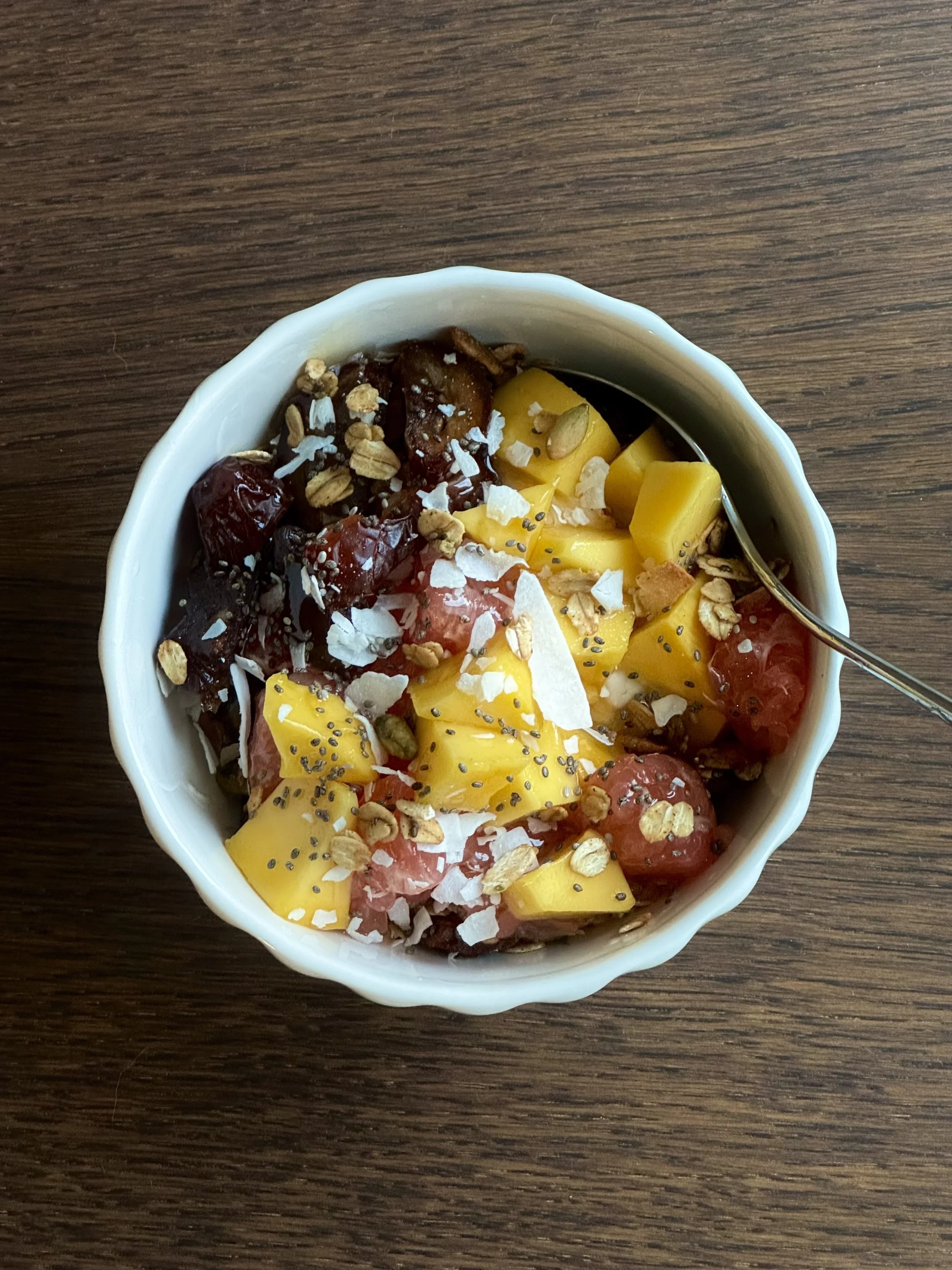 Yogurt and Chia Bowl with Orange Blossom Honey