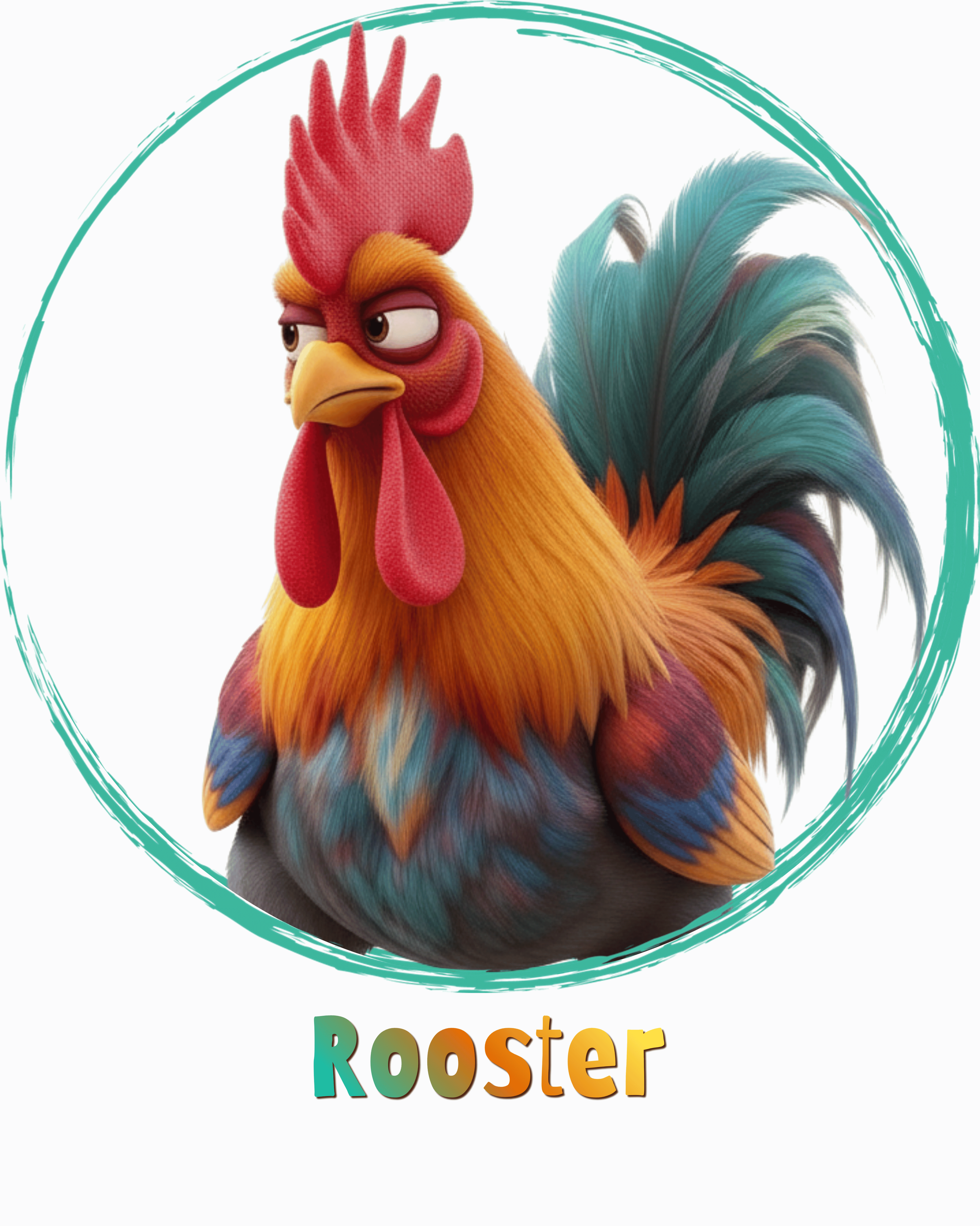 Rooster From Animals  On The Loose