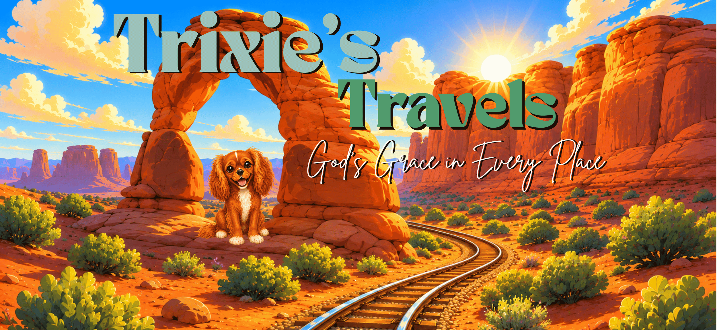 Trixie's Travels God's Grace in Every Place a book series by Story Patch Books