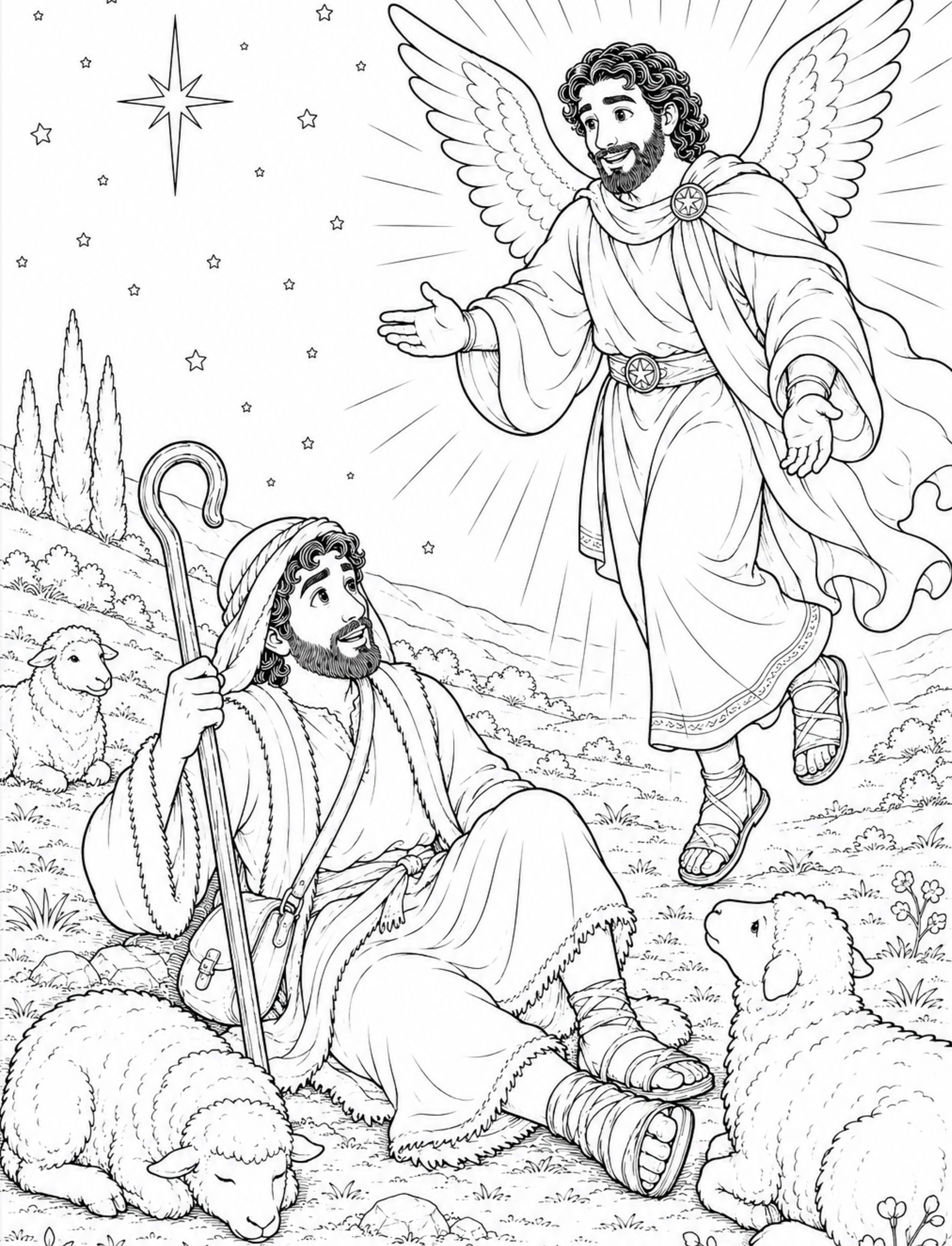 Angels And Shepherds From Story Patch Books
