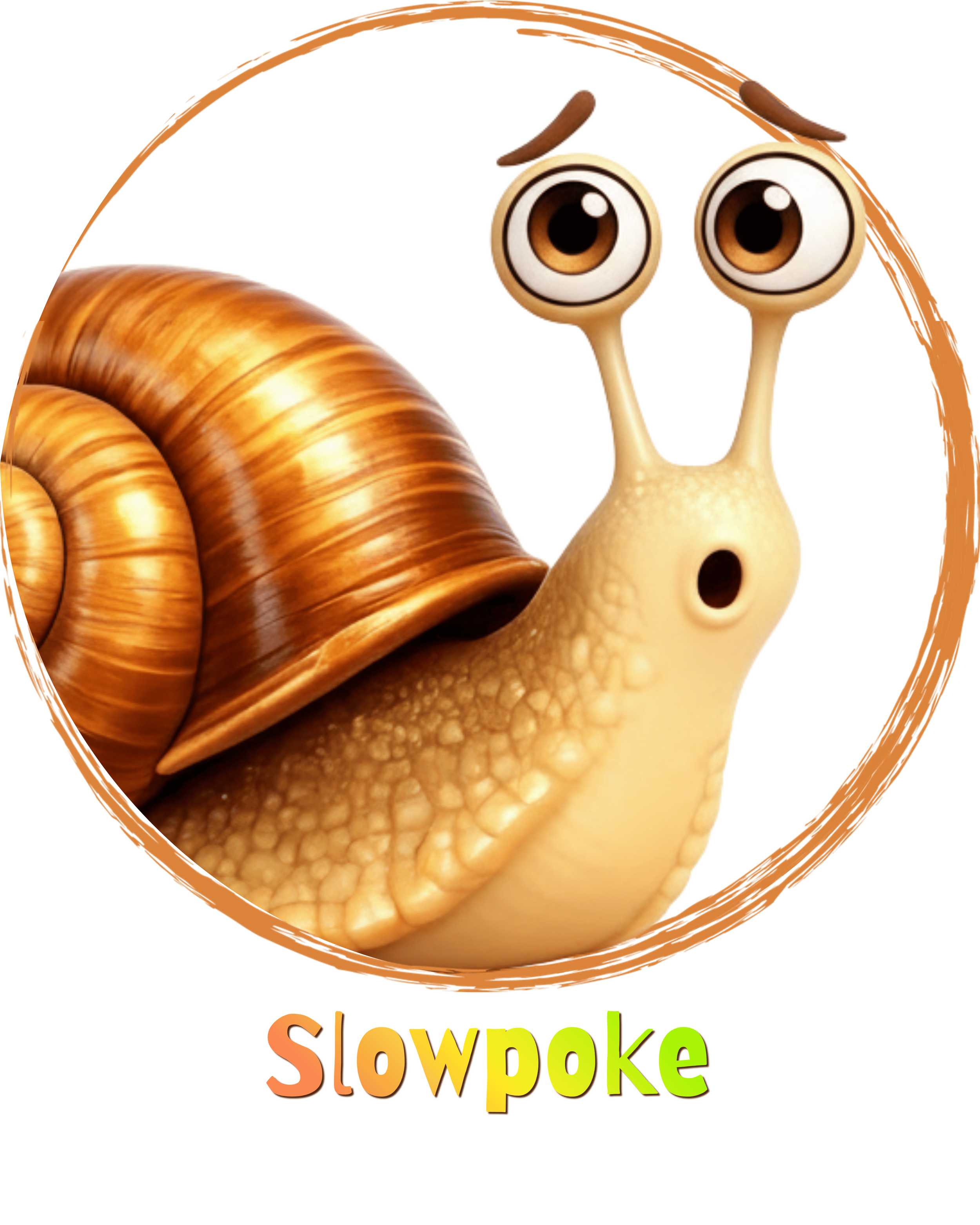 Slowpoke from My Garden Sprung A Leak