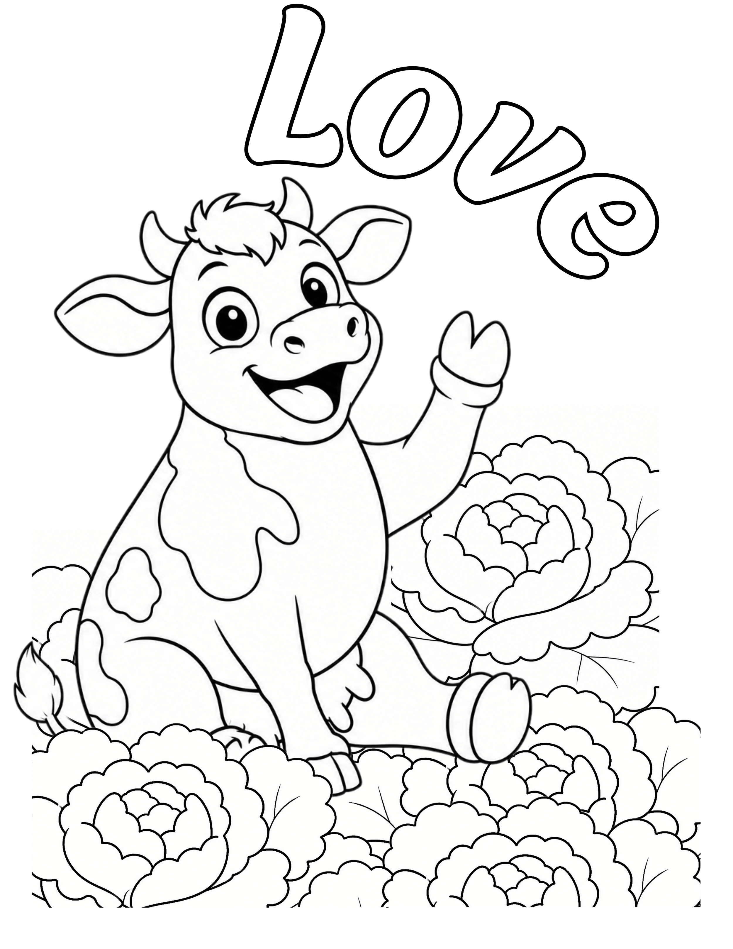 Milkdud Love Coloring Sheets