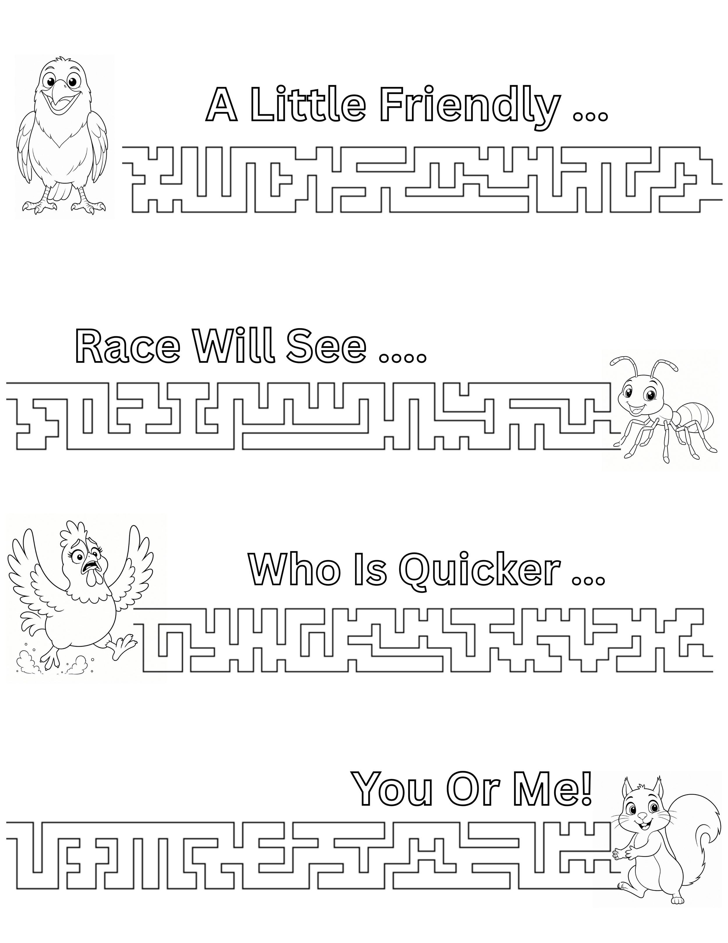 Race Activity From Animals On The Loose