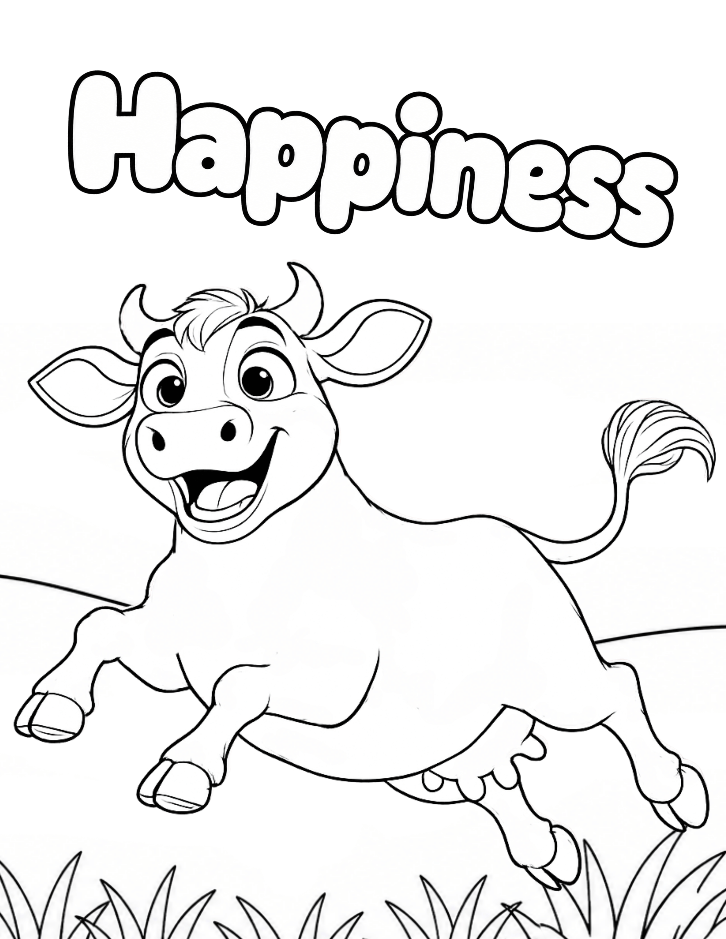 Buttercup Happiness Coloring Sheet