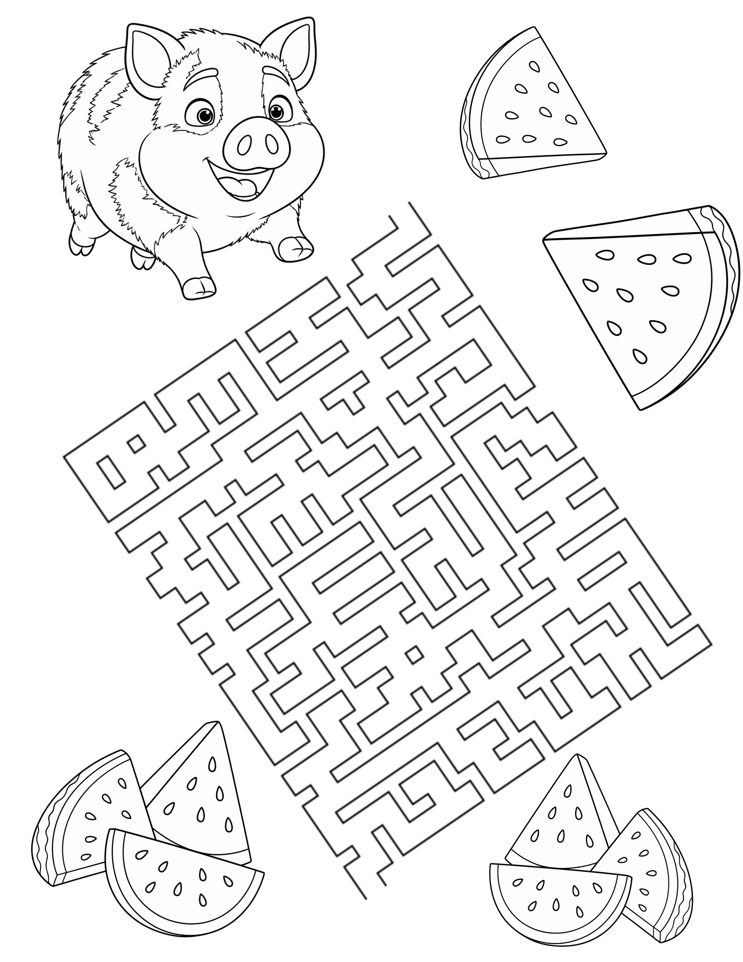 Pickles Maze Activity Sheet From Animals On The Loose