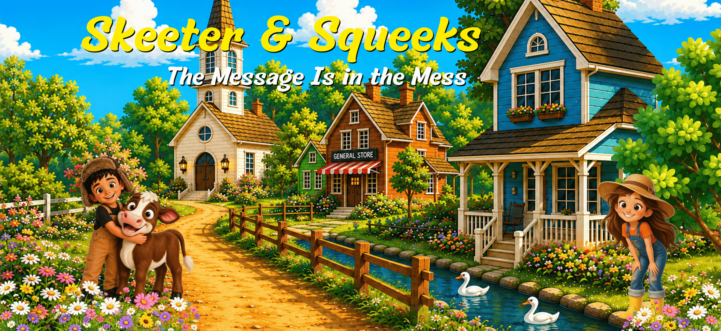 Skeeter & Squeeks children's book series about trusting God by Story Patch Books