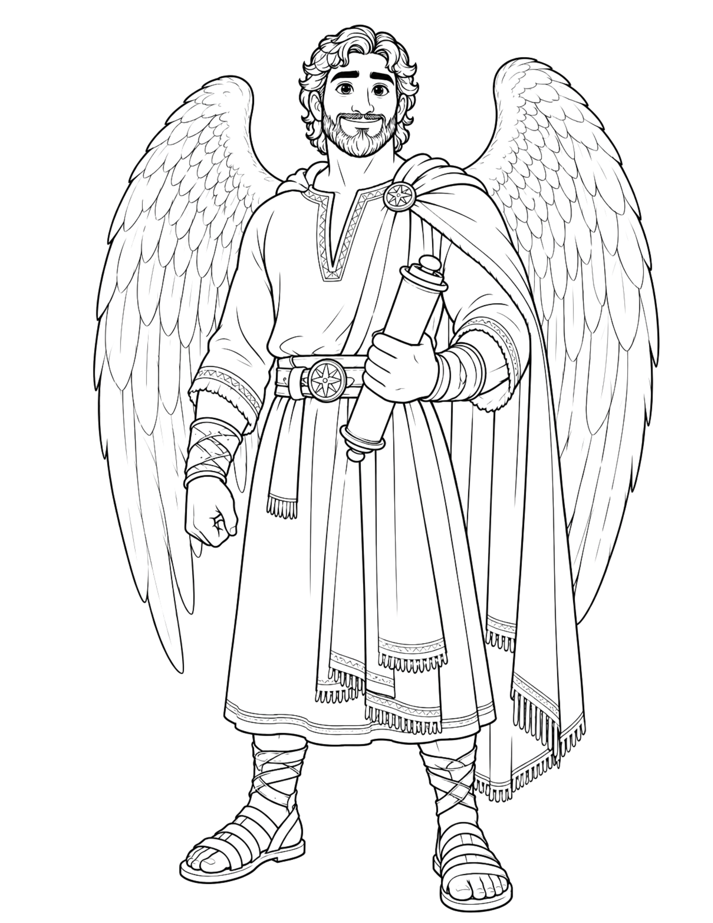 Angel Messenger From In The Stable That Night
