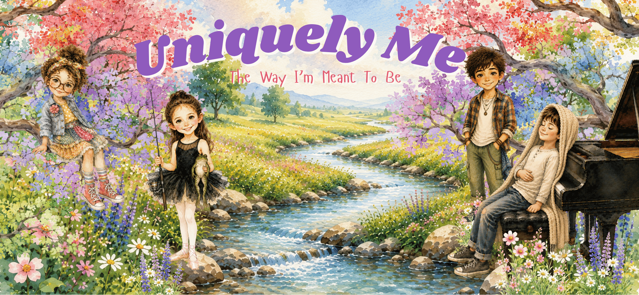 Uniquely Me children's book series about being who God designed you to be by Story Patch Books