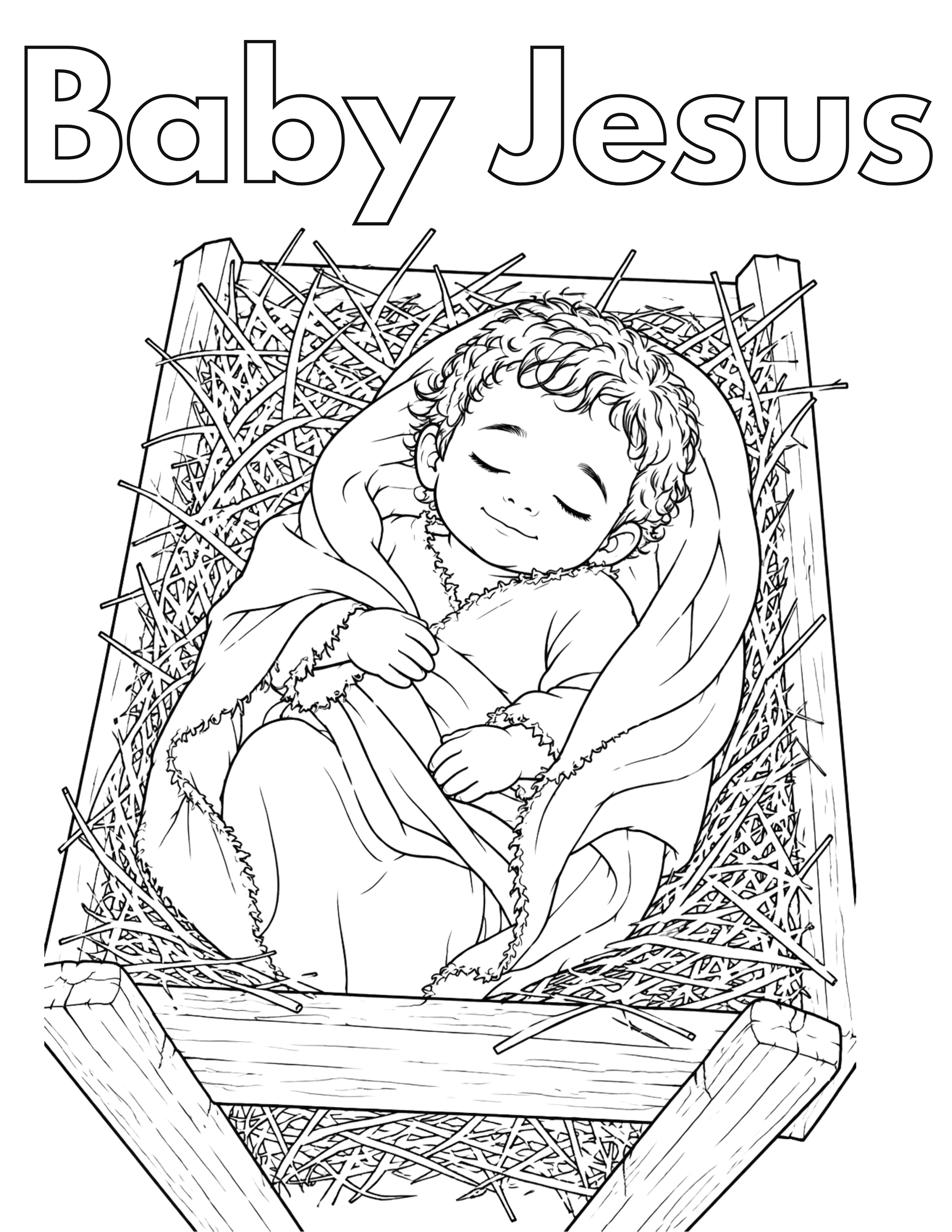 Baby Jesus From In The Stable That Night