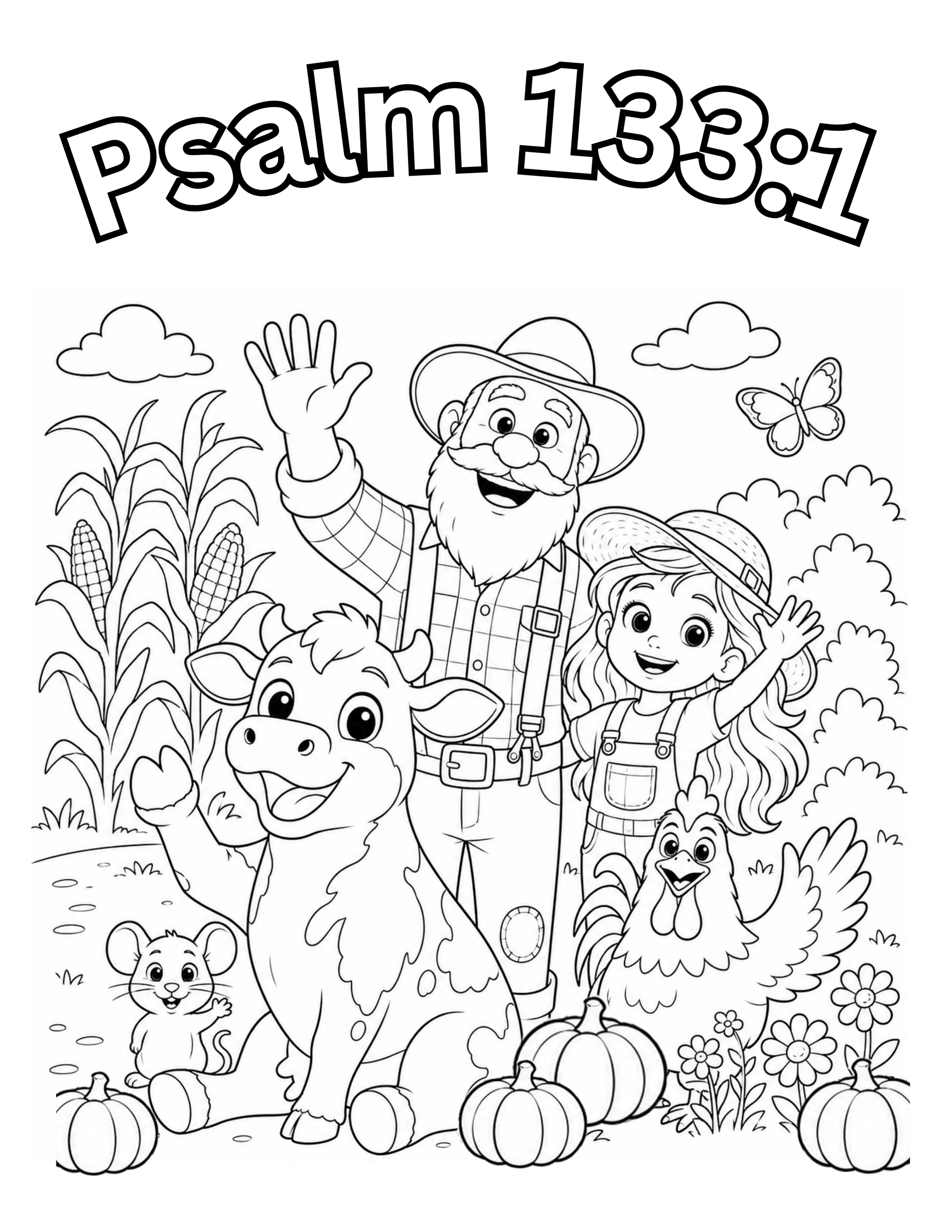 Waving Goodbye Coloring Sheet