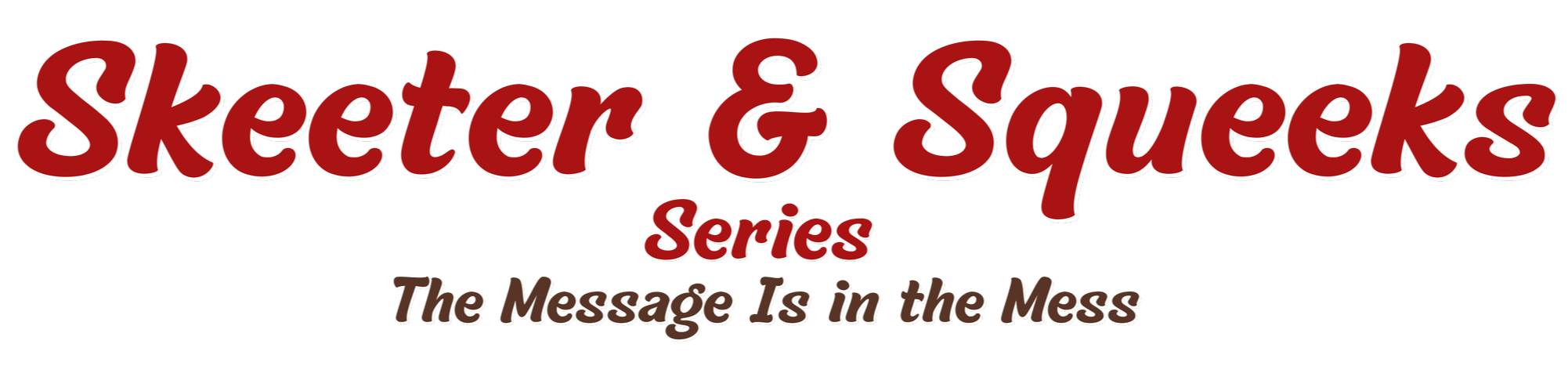 Skeeter & Squeeks Series The Message Is In The Mess