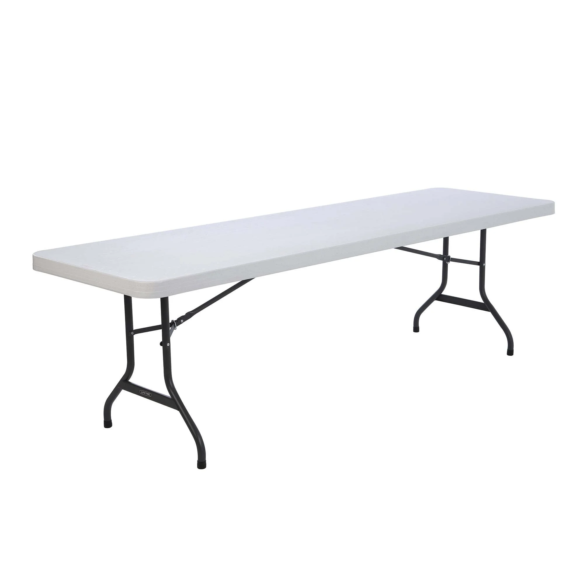 8ft commercial folding table rental — seats 8 to 10 guests, ideal for banquets and buffets, Treasure Coast FL